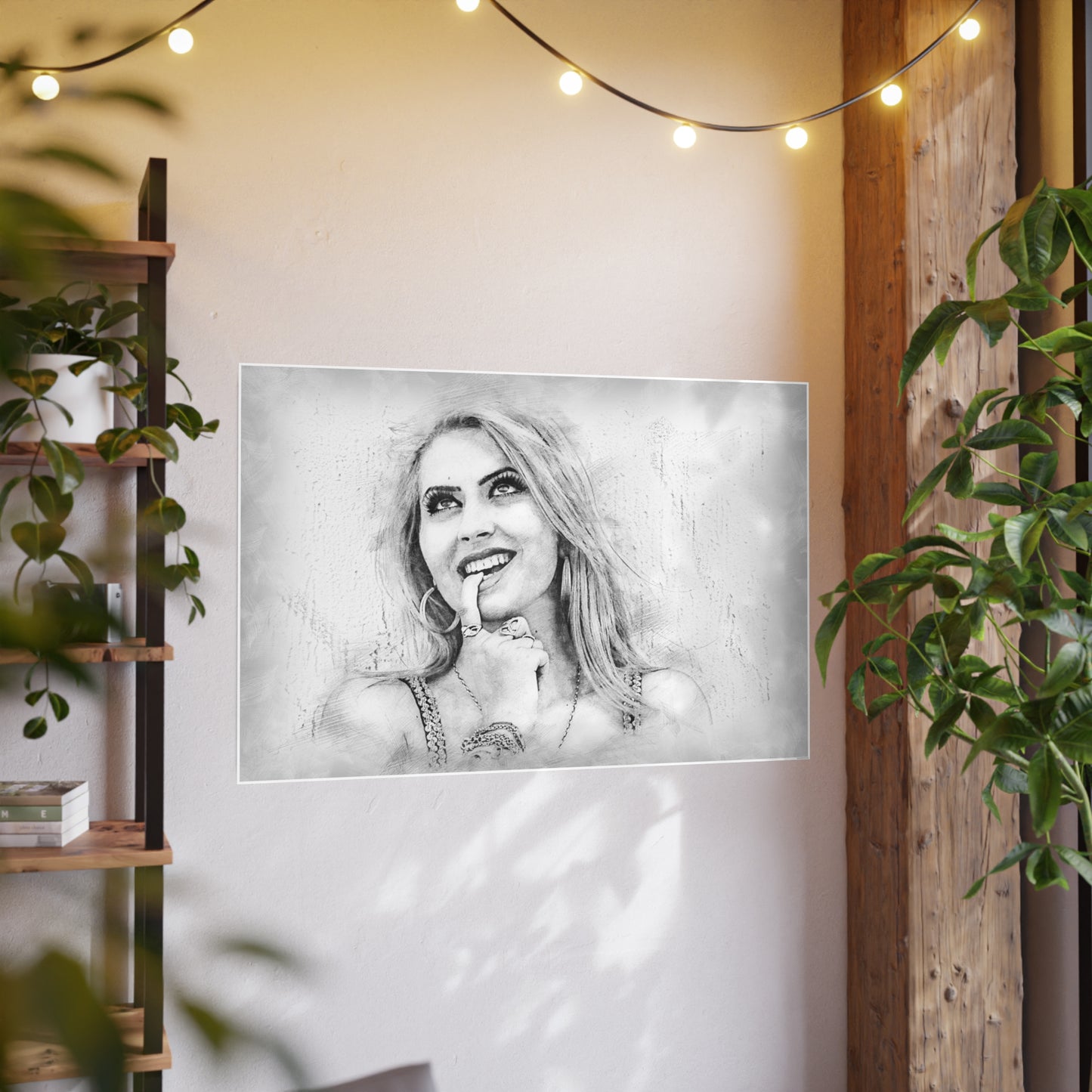 Woman Photo Art Paper Posters
