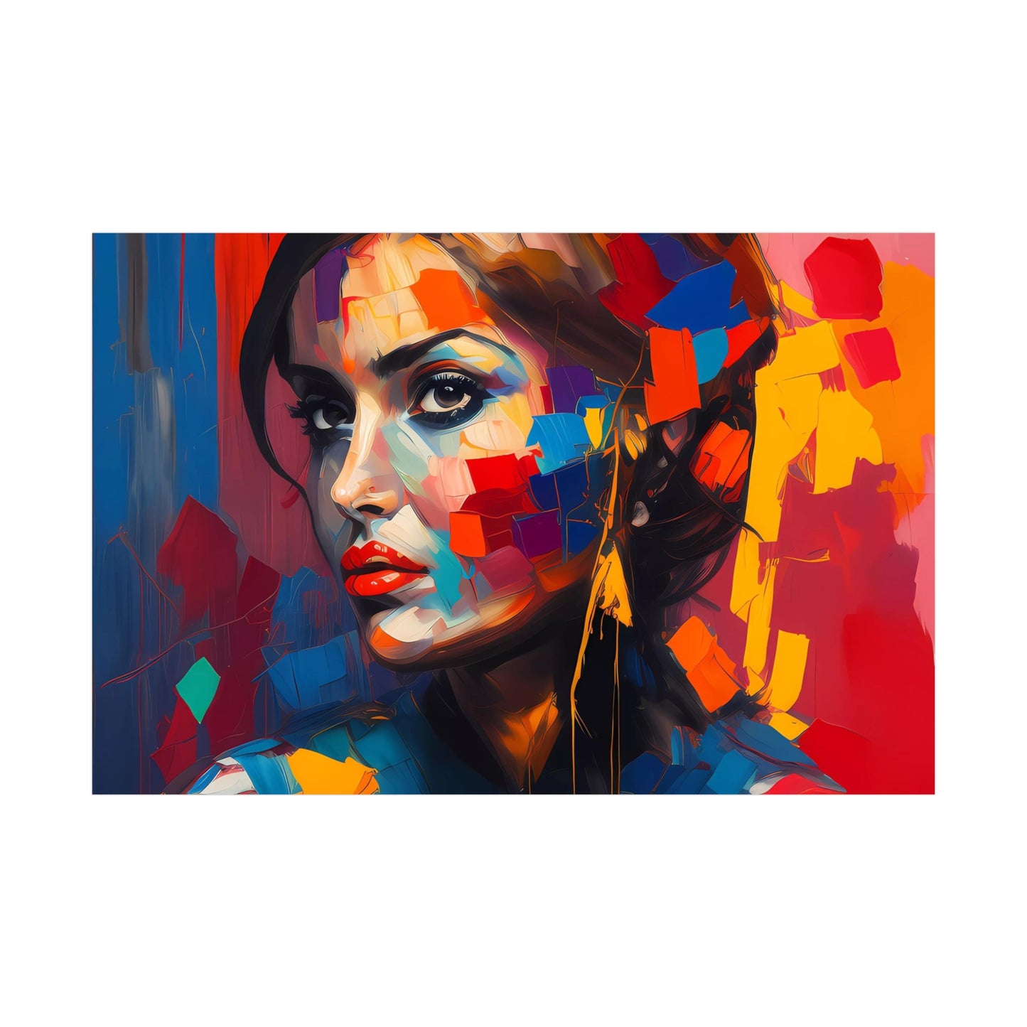 Woman AI Gen Rolled Posters