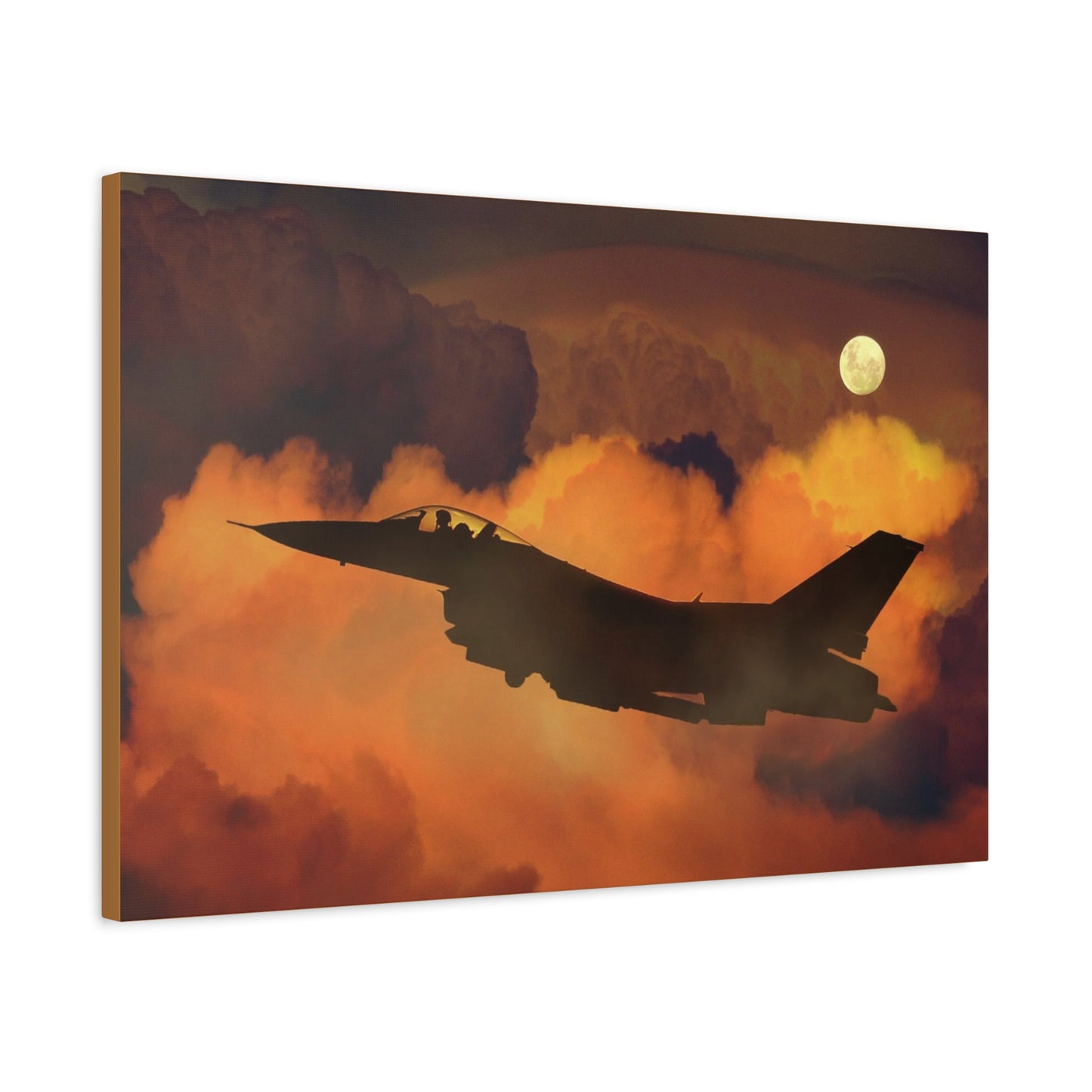Jet Fighter Matte Canvas, Stretched, 1.25"