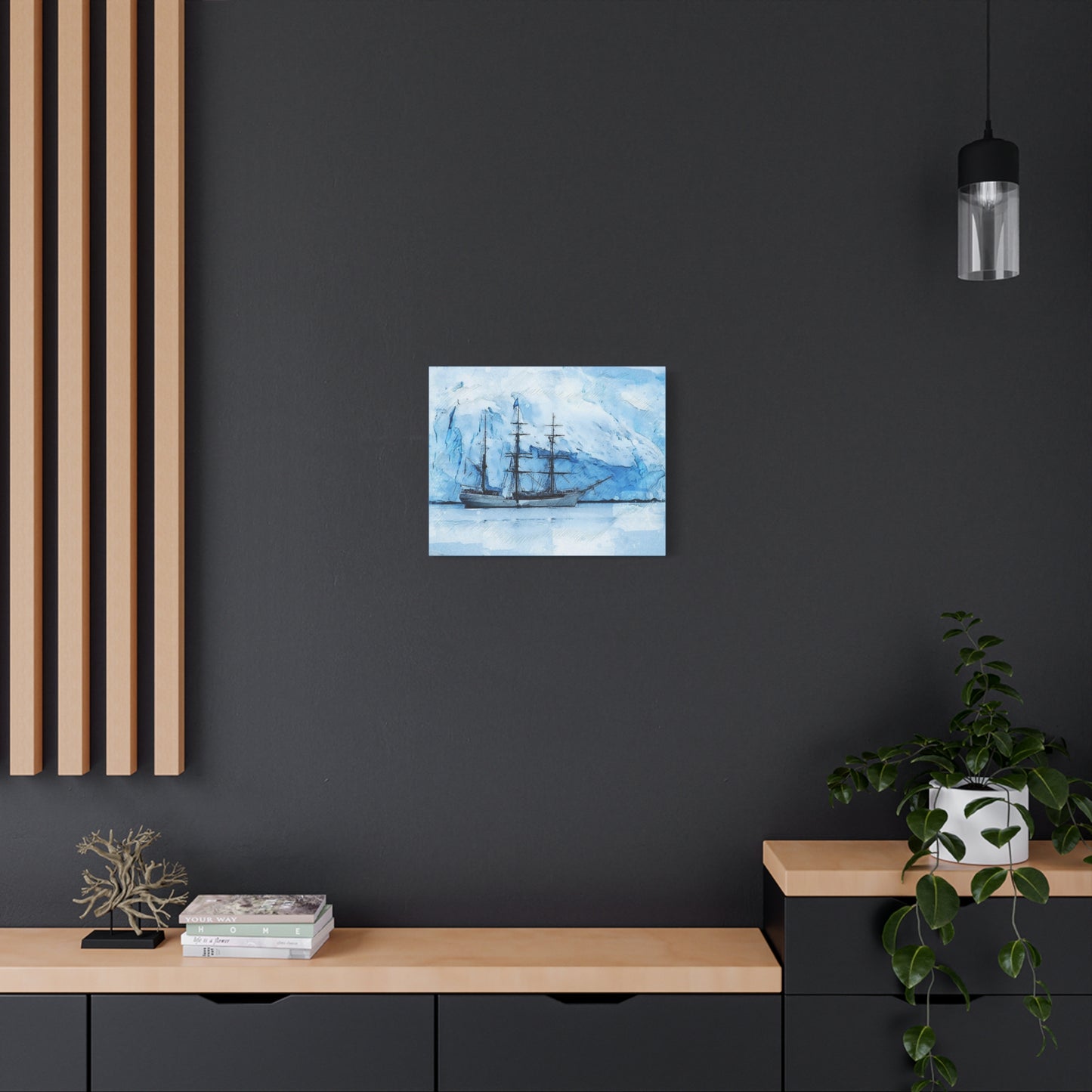 Ship Matte Canvas, Stretched, 1.25"