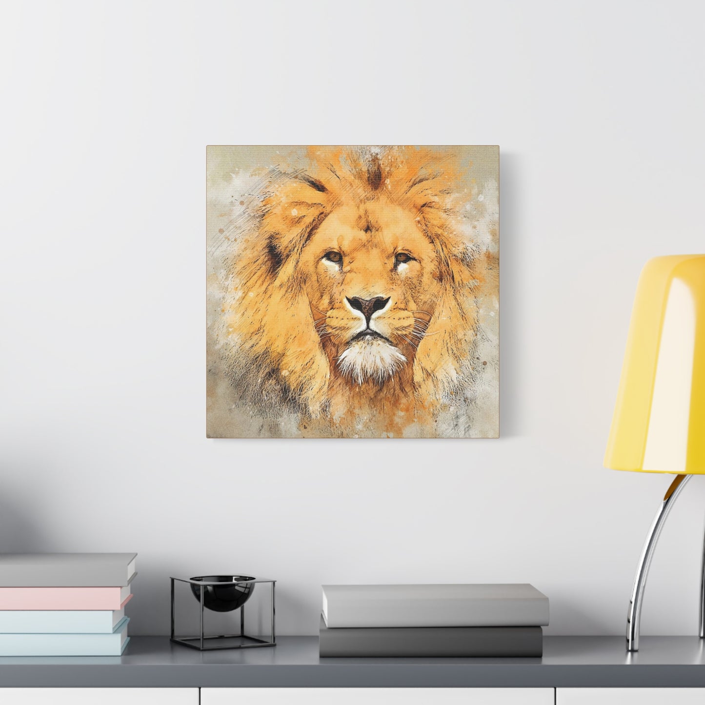 Lion Matte Canvas, Stretched, 1.25"