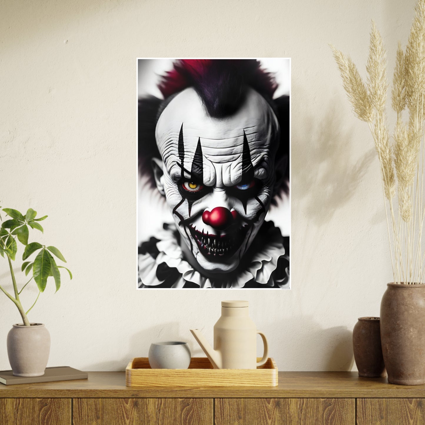 Clown AI Gen Photo Art Paper Posters