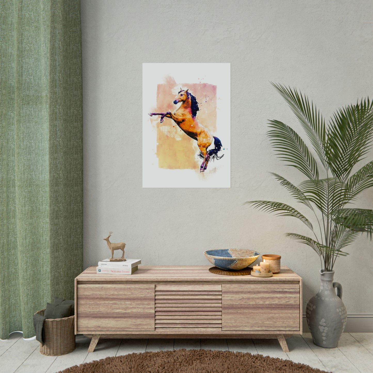 Horse Rolled Posters