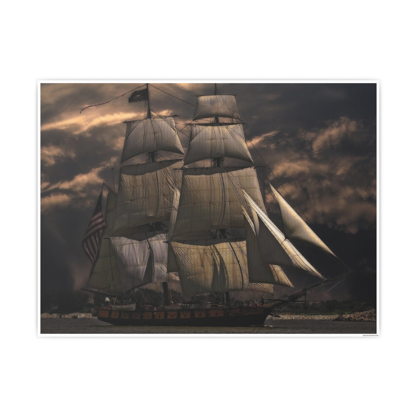 Sailing Ship Photo Art Paper Posters