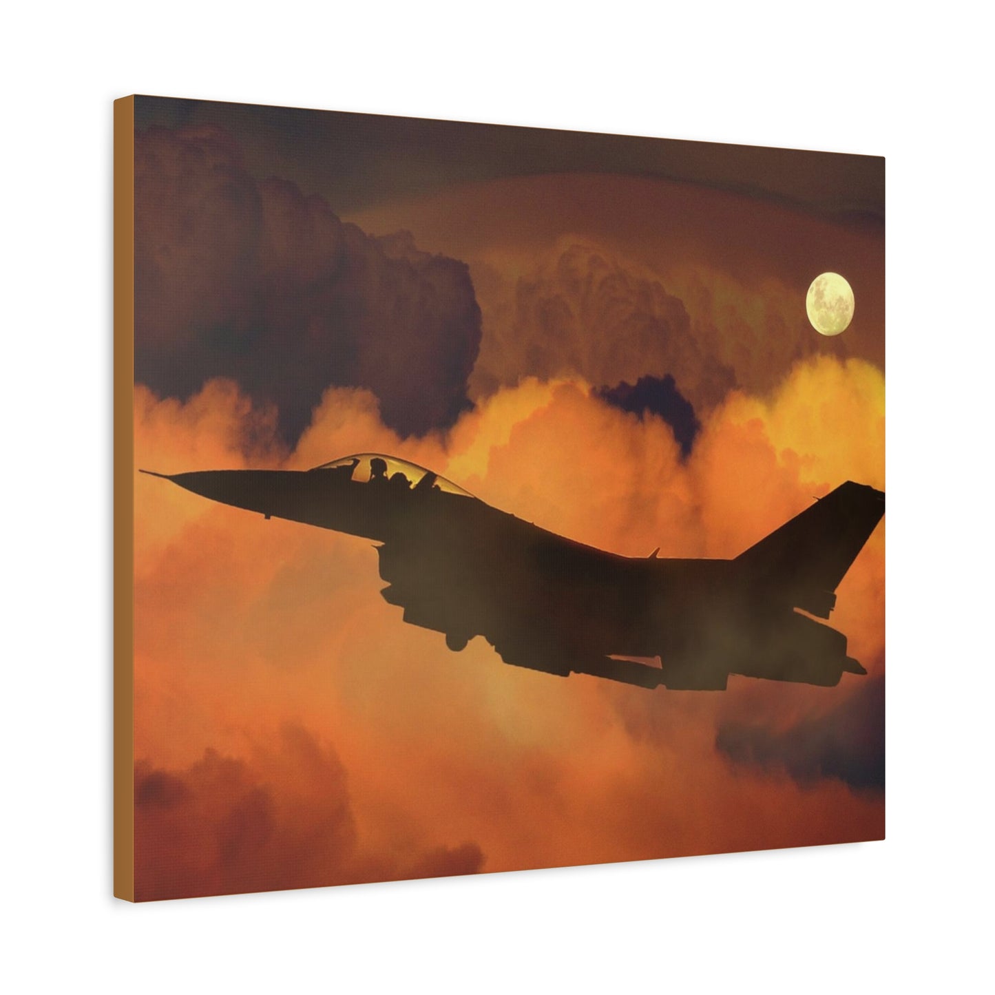 Jet Fighter Matte Canvas, Stretched, 1.25"