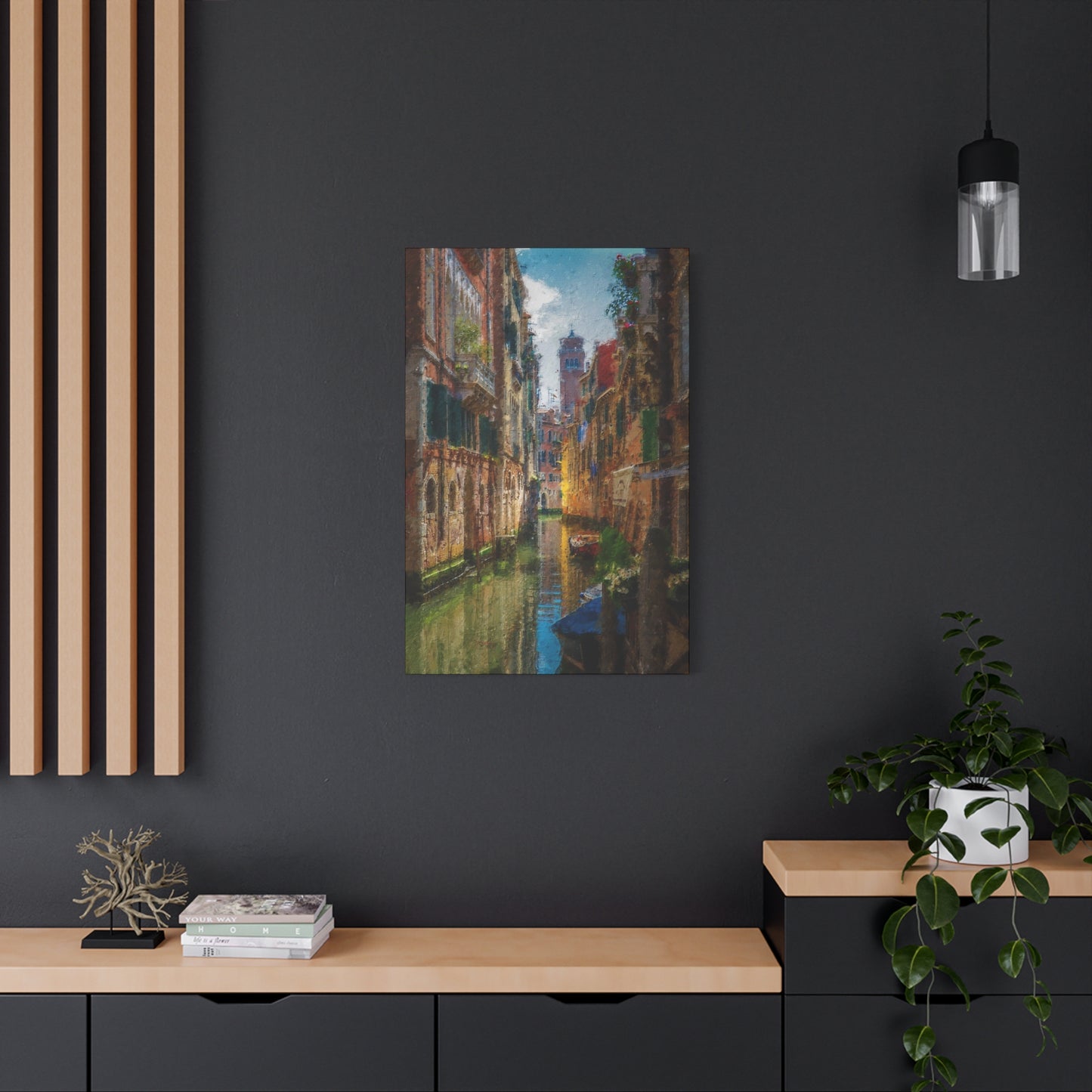 Venice Matte Canvas, Stretched, 1.25"