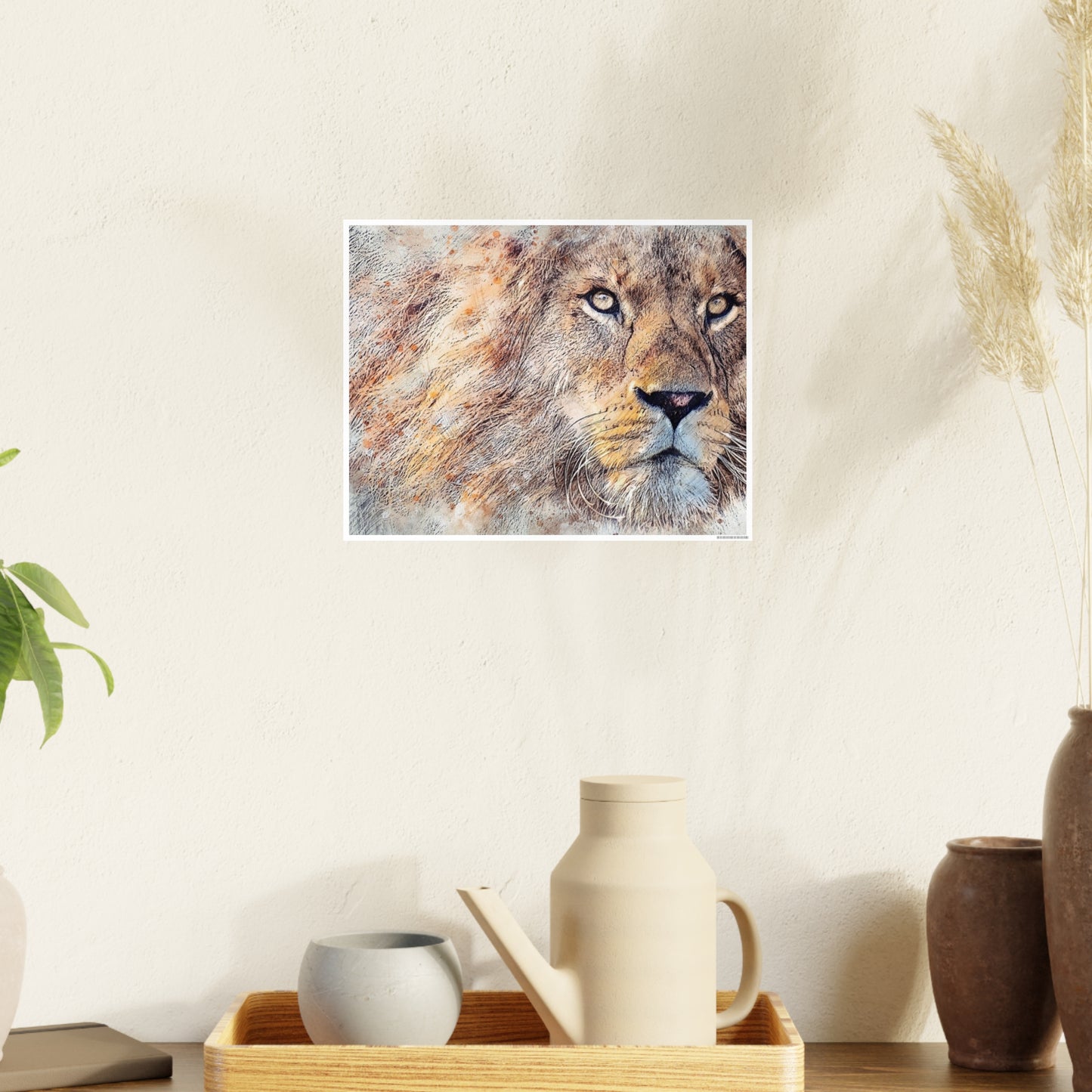 Lion Photo Art Paper Posters