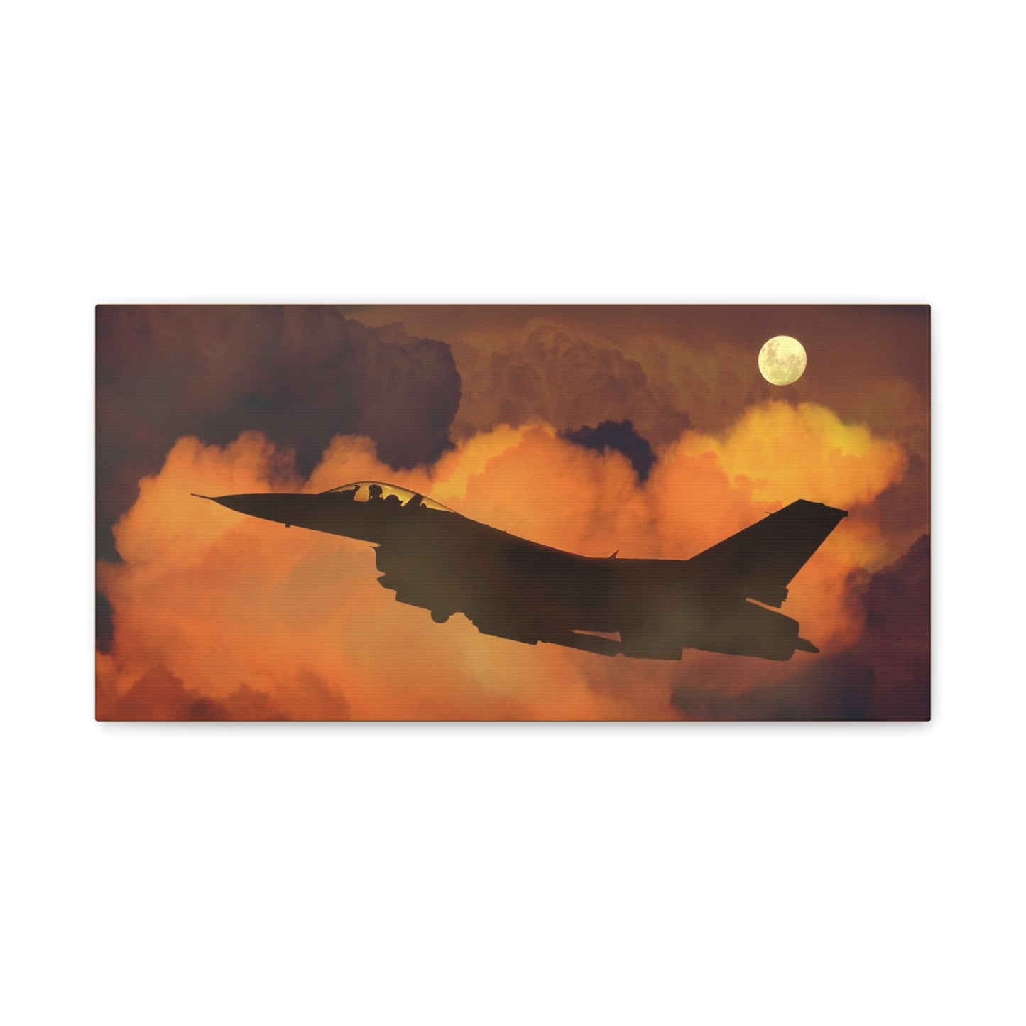 Jet Fighter Matte Canvas, Stretched, 1.25"