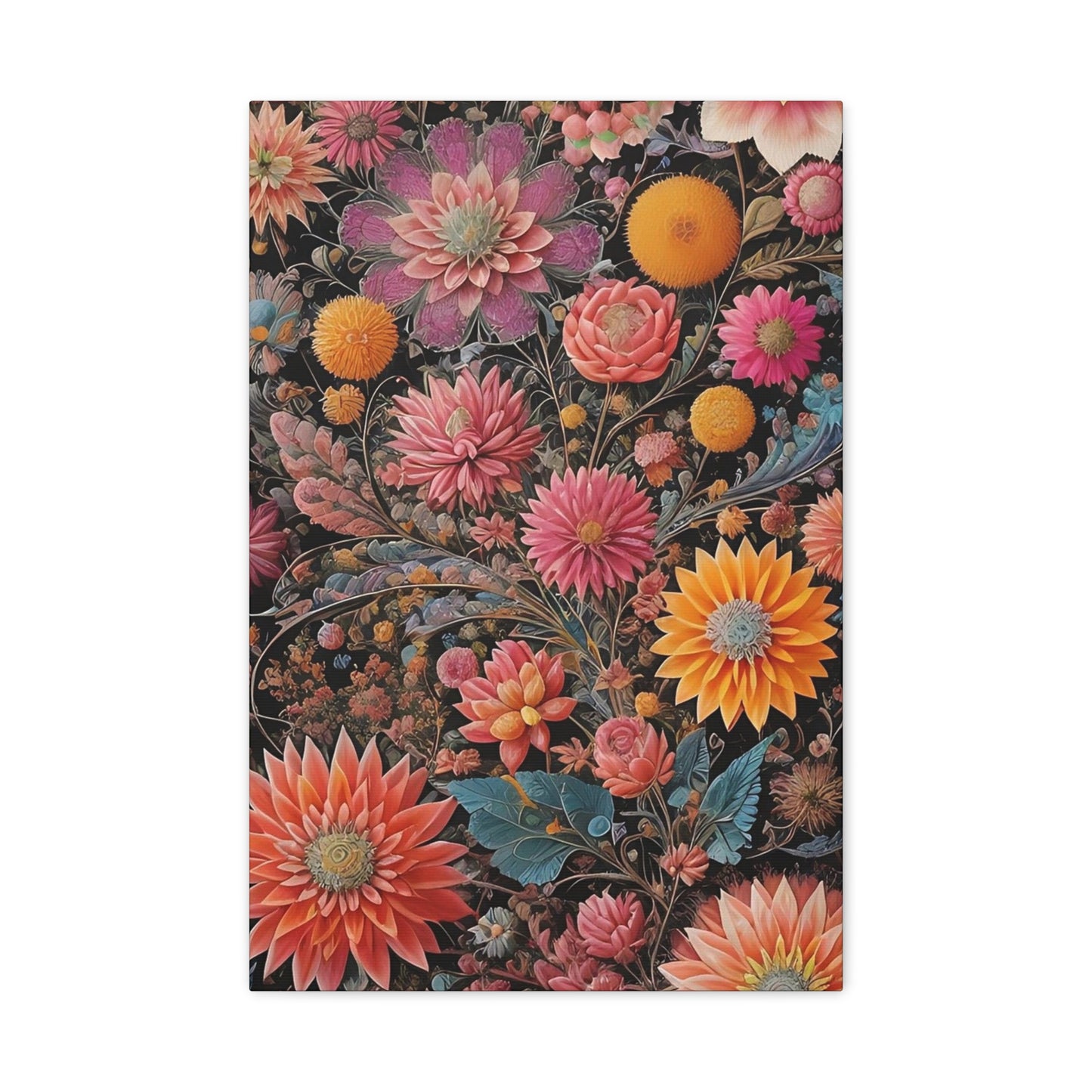 Flowers AI Gen Matte Canvas, Stretched, 1.25"