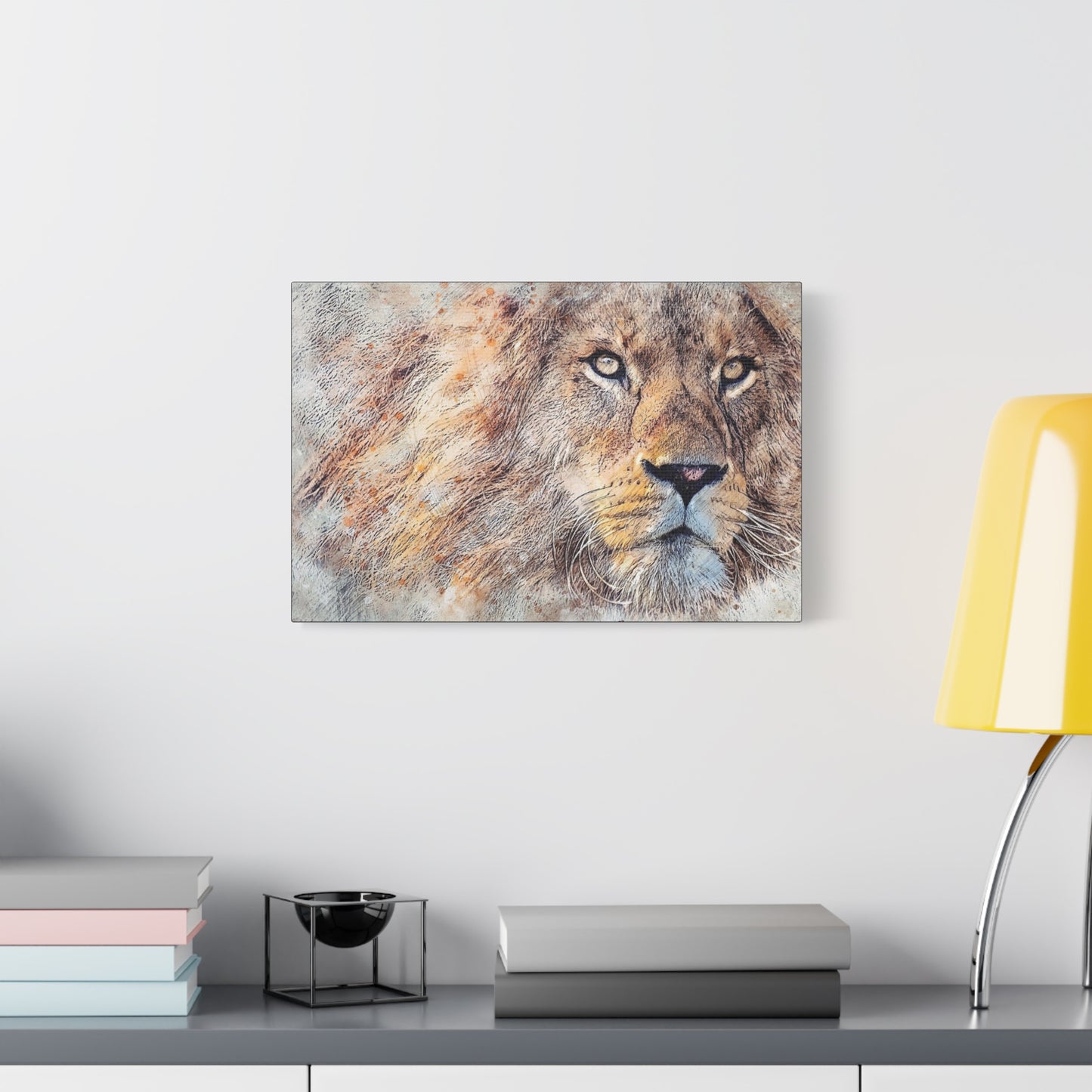 Lion Matte Canvas, Stretched, 1.25"