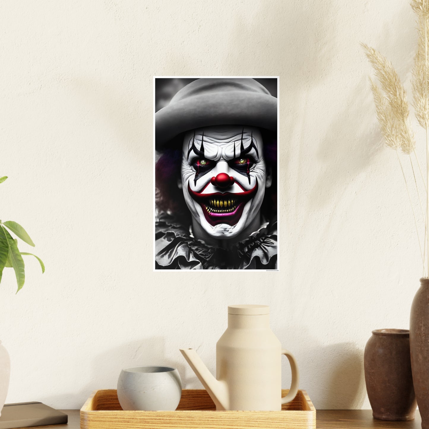 Clown AI Gen Photo Art Paper Posters