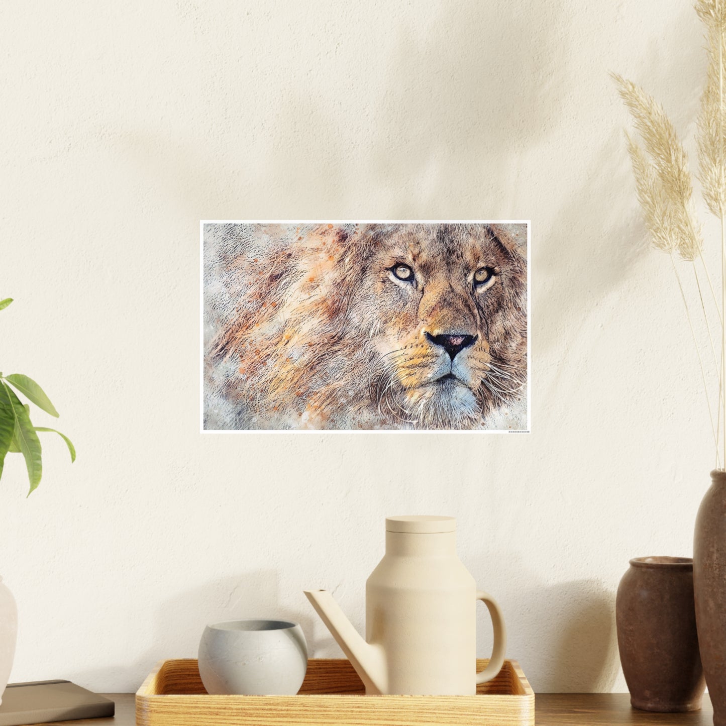 Lion Photo Art Paper Posters
