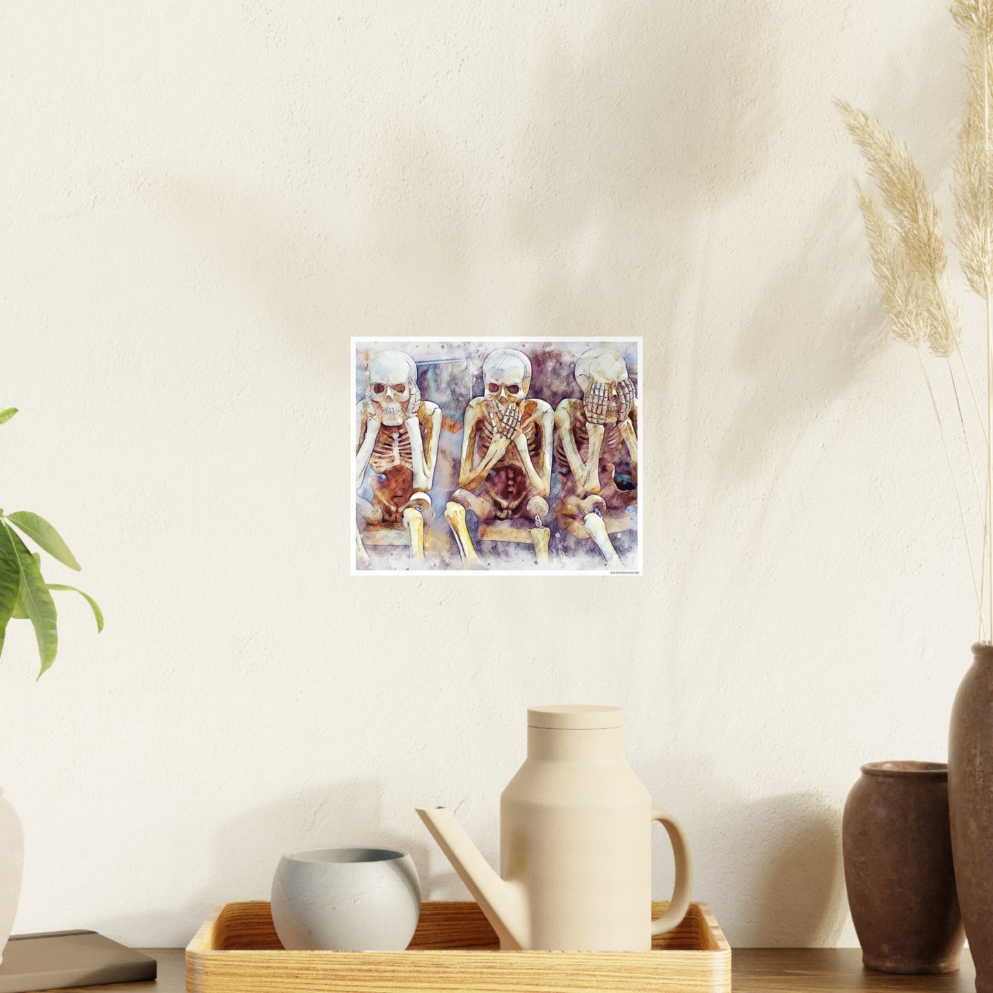 Skeletons Photo Art Paper Posters