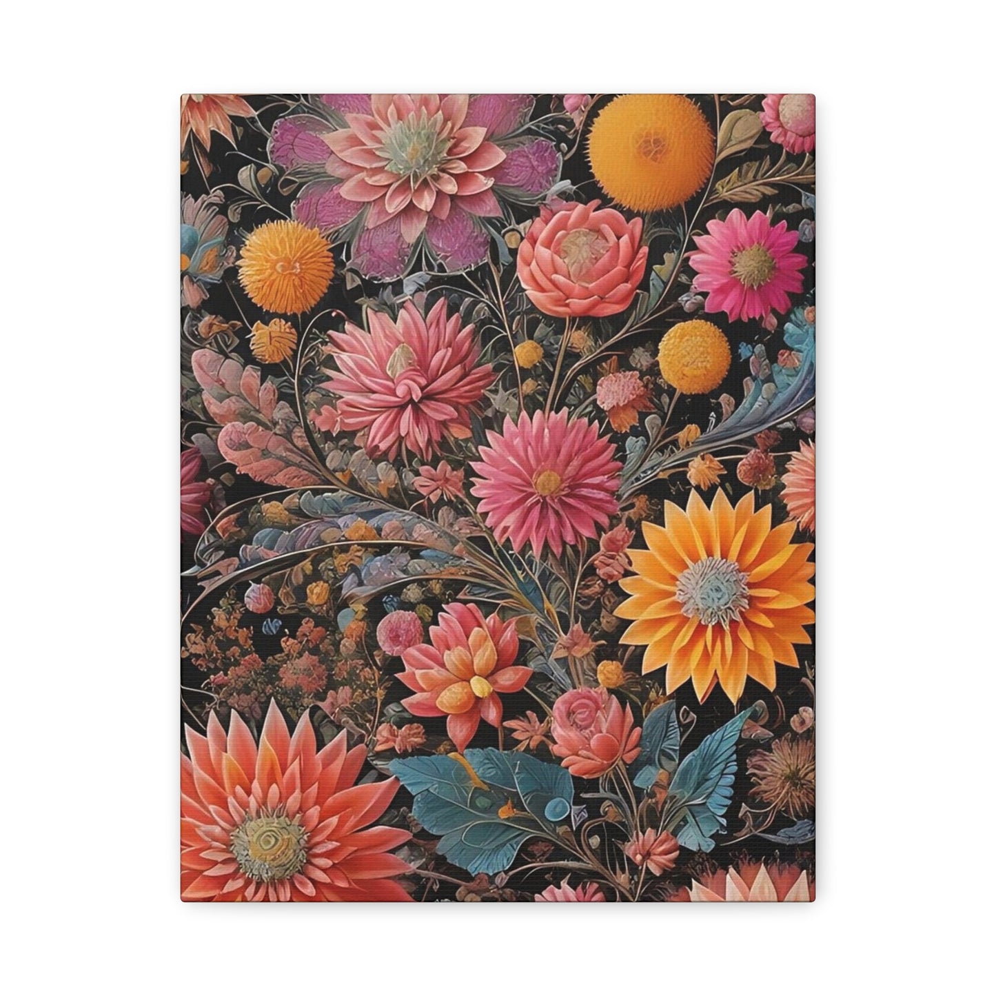 Flowers AI Gen Matte Canvas, Stretched, 1.25"