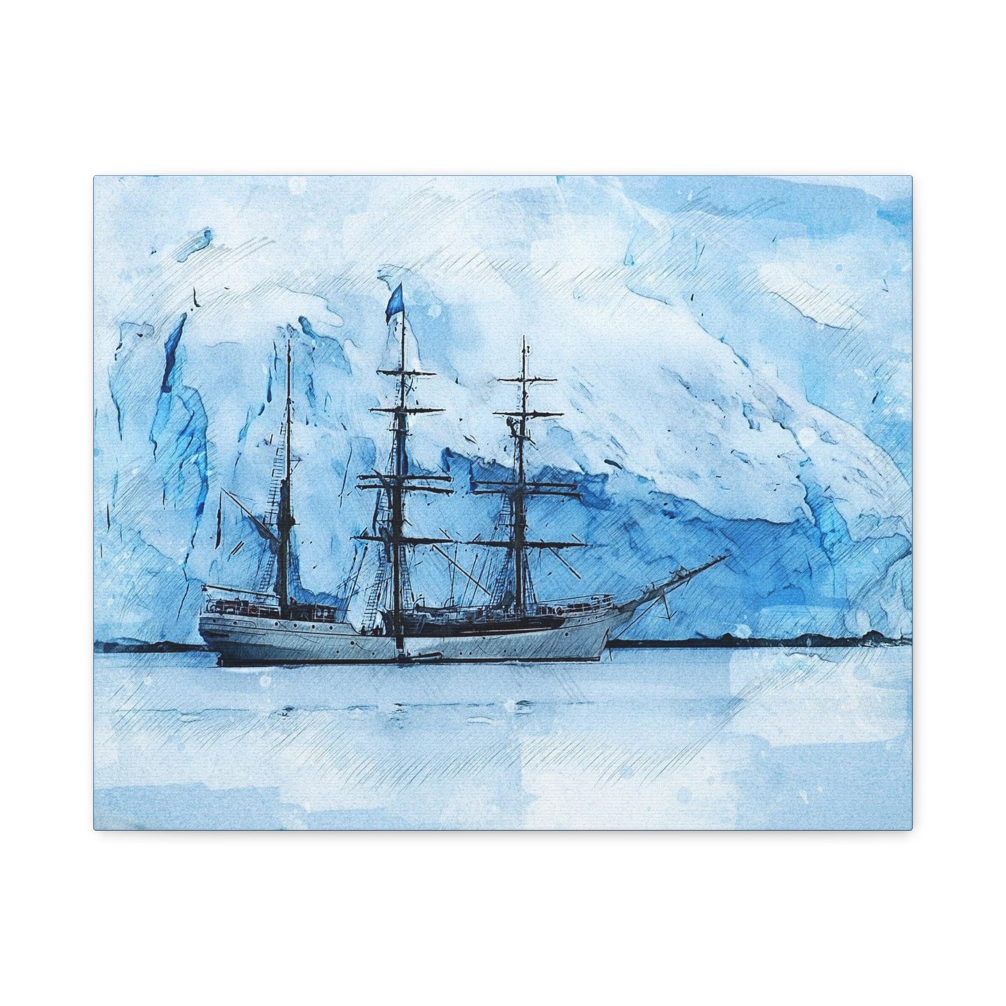 Ship Matte Canvas, Stretched, 1.25"