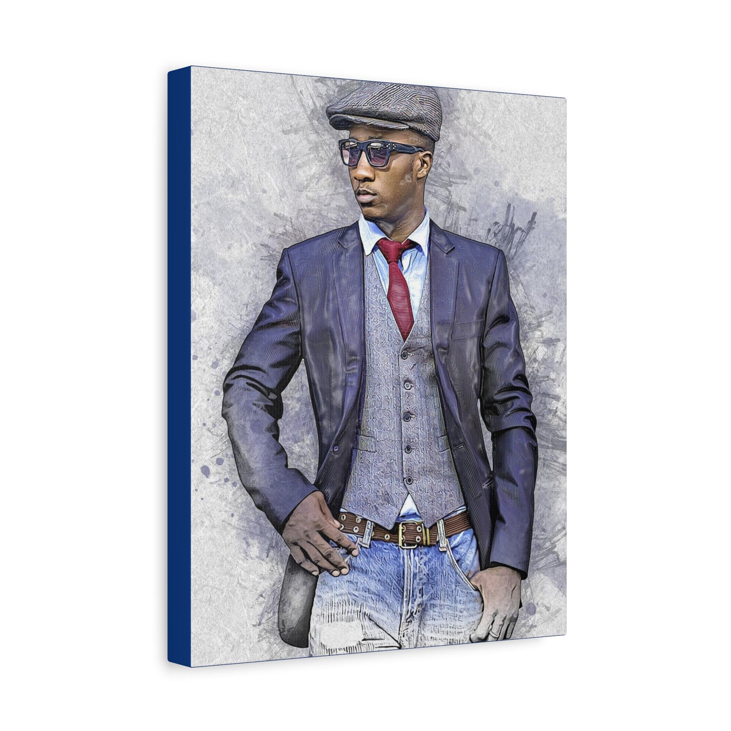 Man Model  Matte Canvas, Stretched, 1.25"