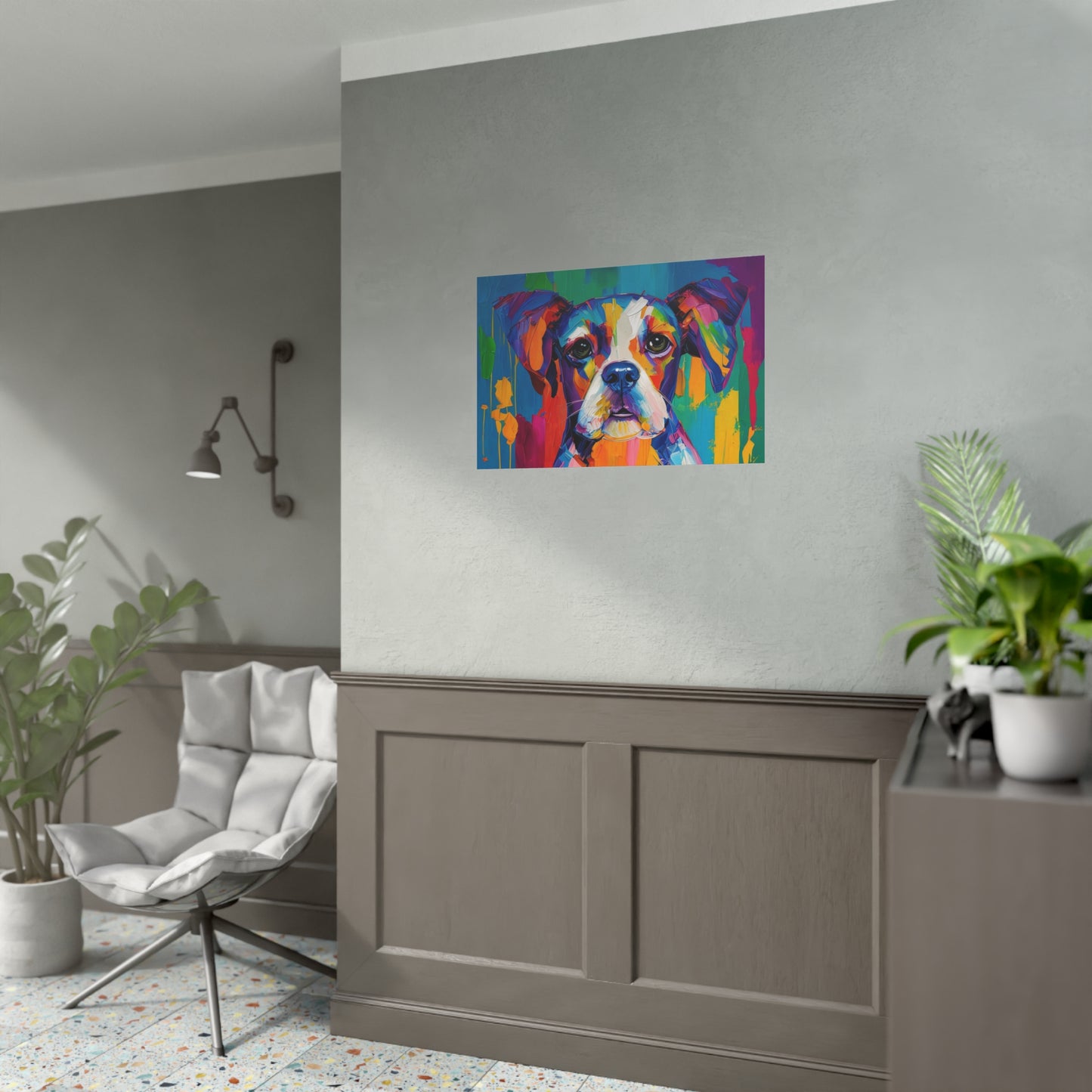 Dog AI Gen Rolled Posters