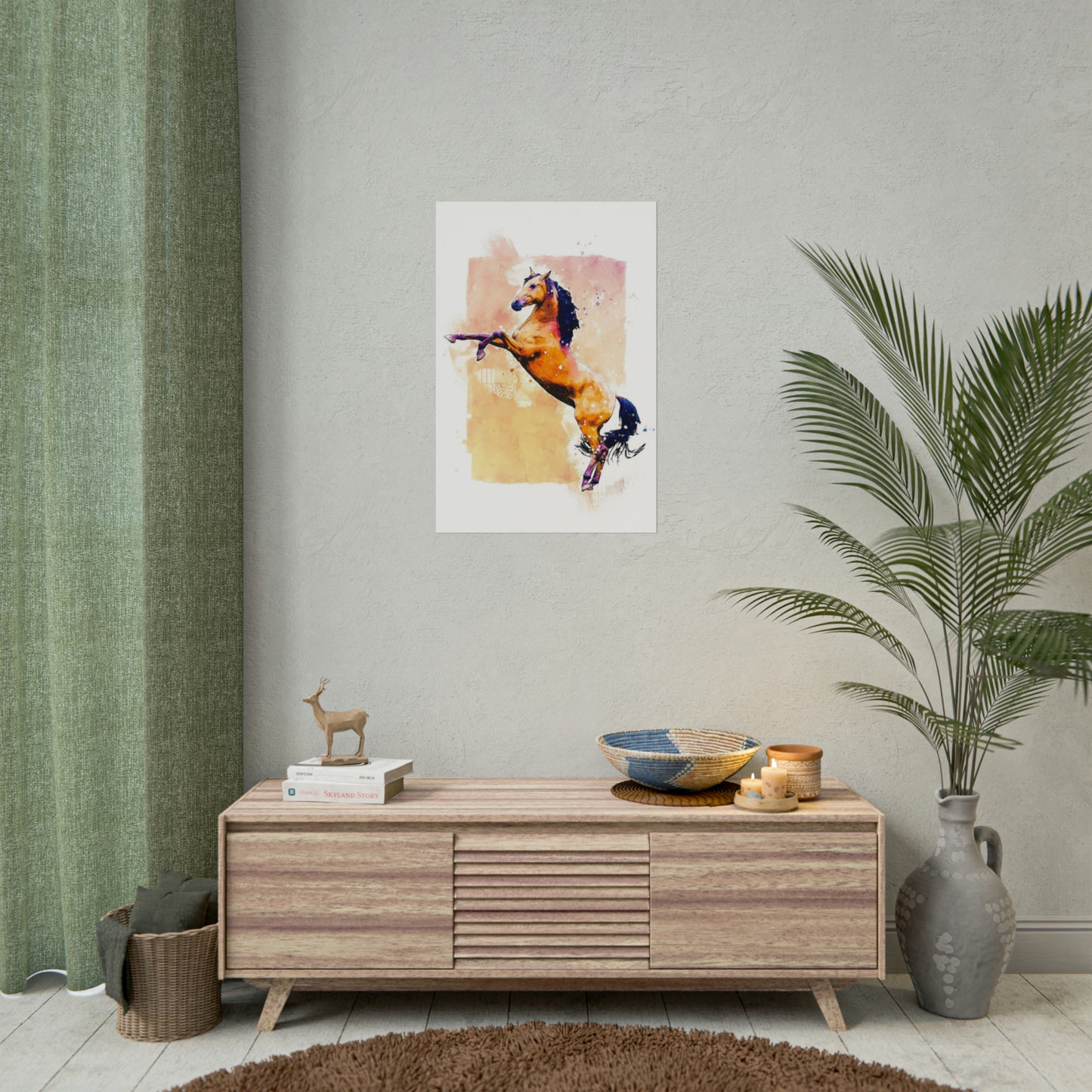 Horse Rolled Posters