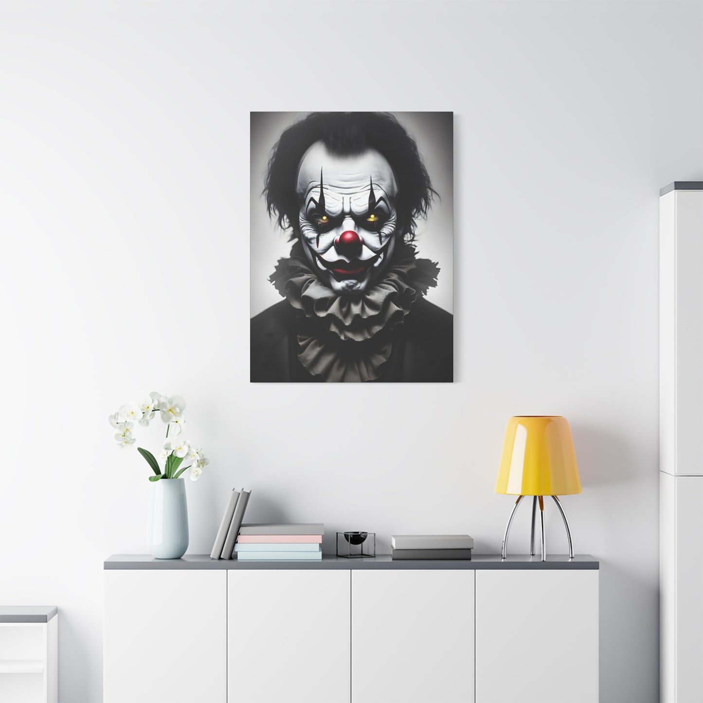 Clown AI Gen Matte Canvas, Stretched, 1.25"