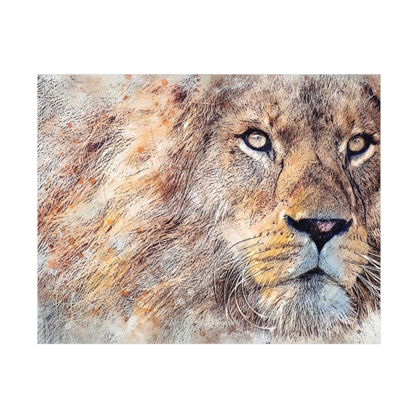 Lion Rolled Posters
