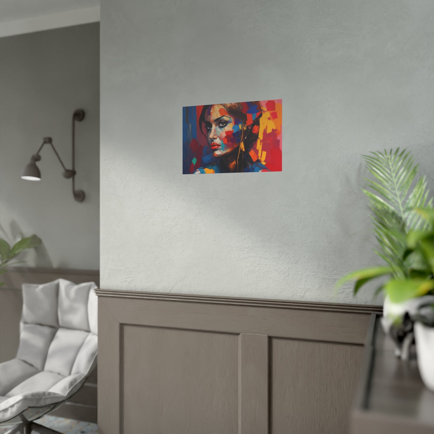 Woman AI Gen Rolled Posters