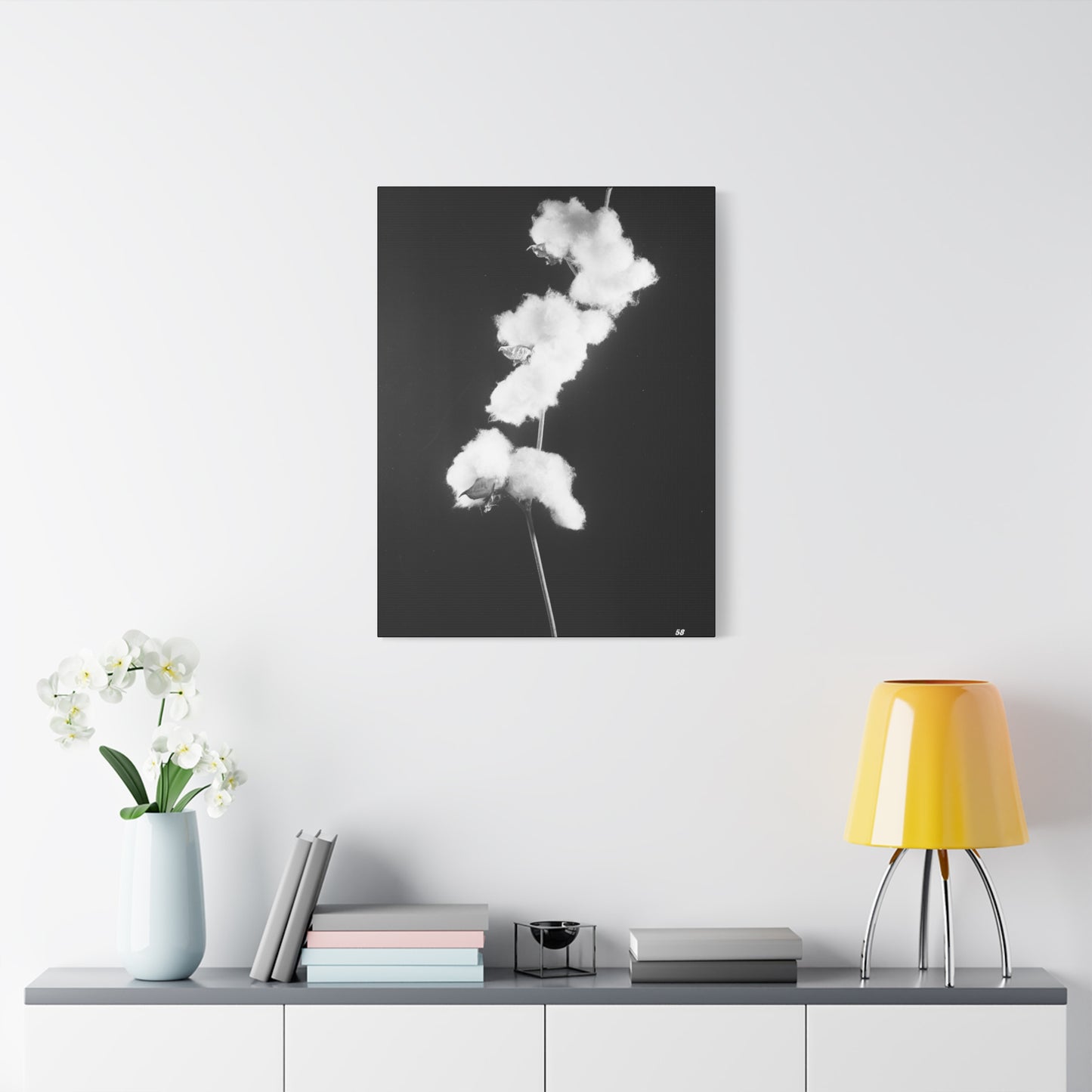 Cotton Matte Canvas, Stretched, 1.25"