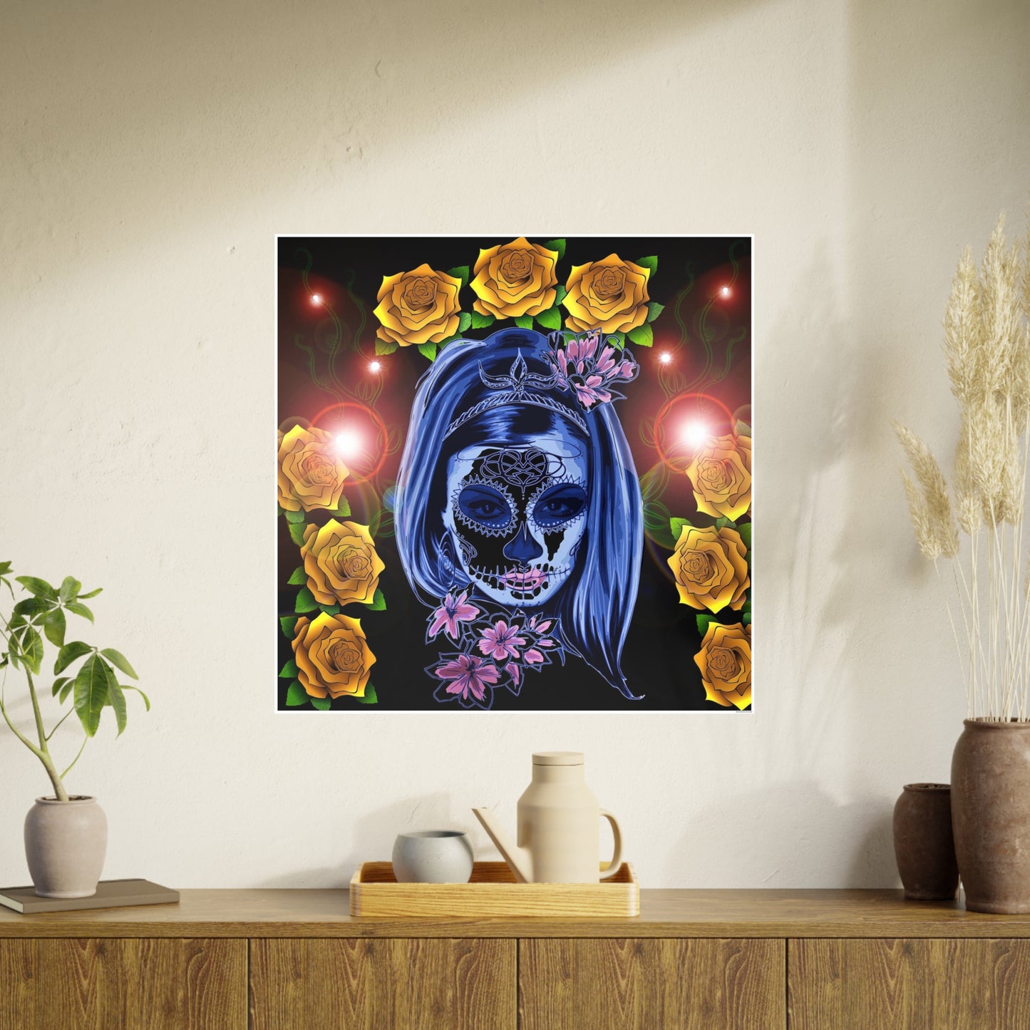 Day of the Dead Photo Art Paper Posters