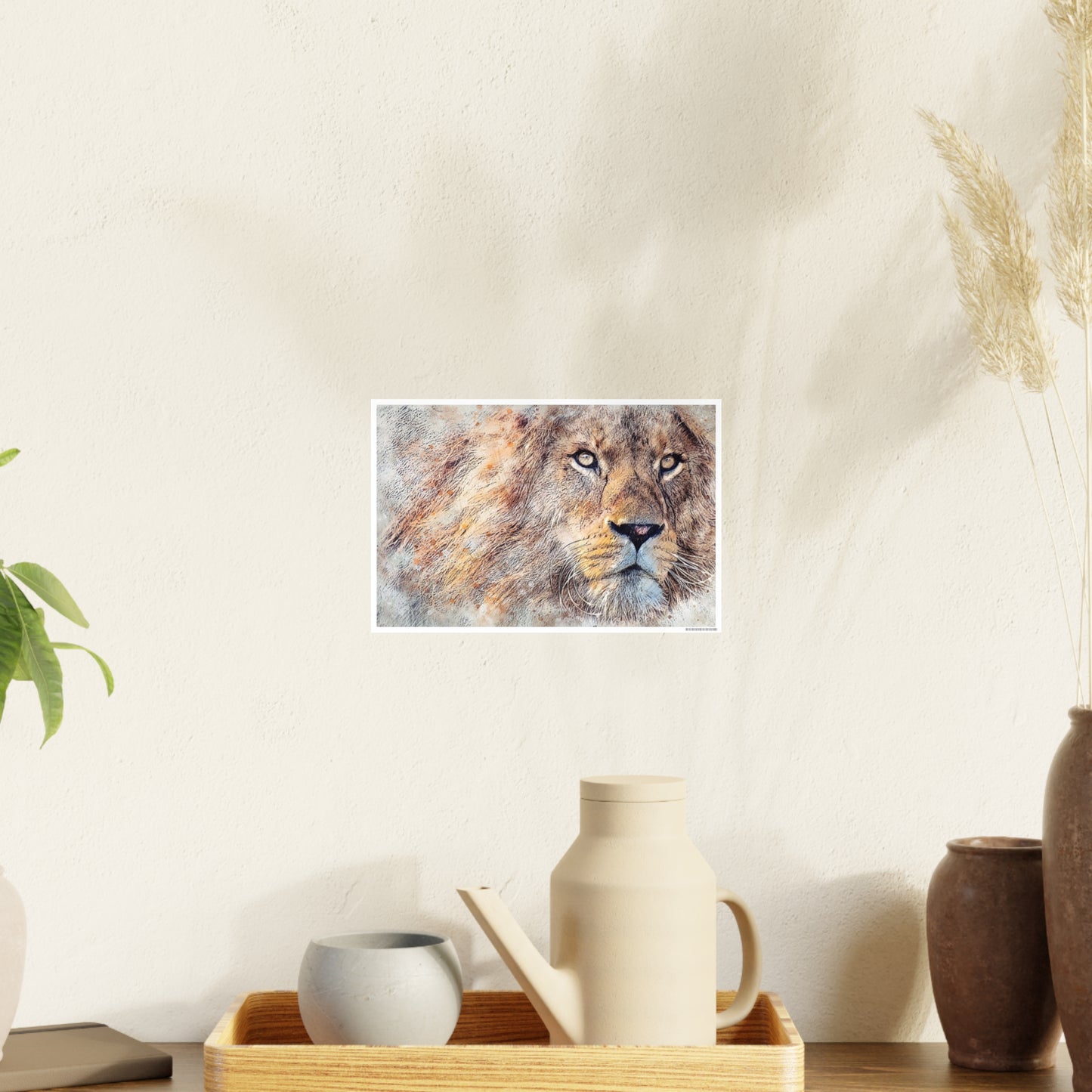 Lion Photo Art Paper Posters