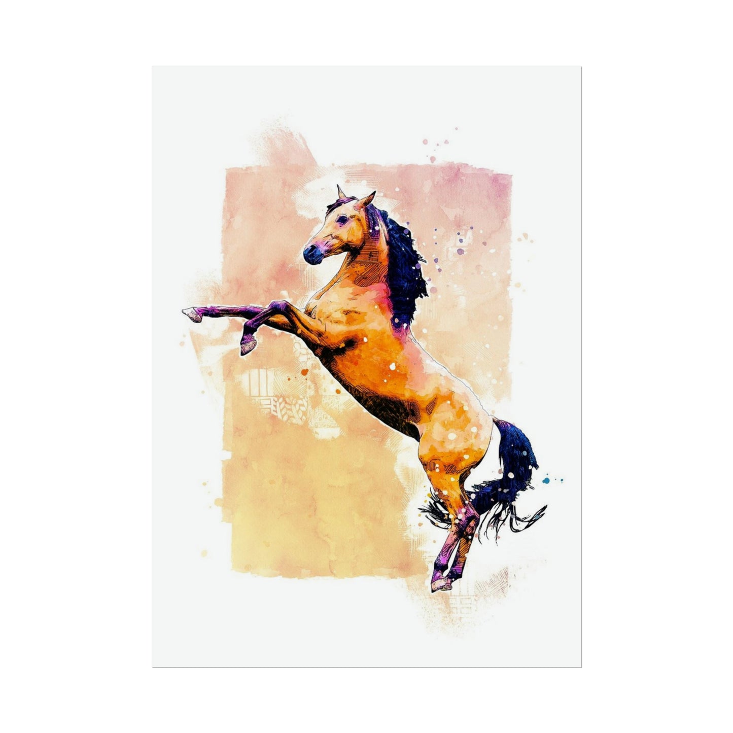 Horse Rolled Posters