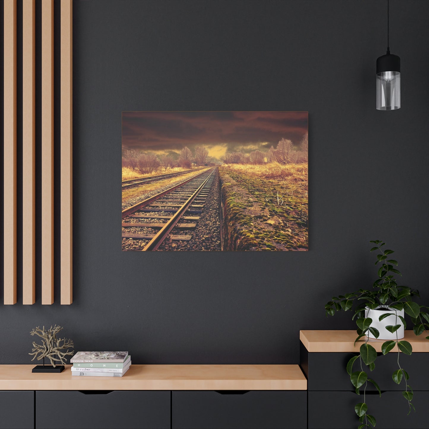 Tracks Matte Canvas, Stretched, 1.25"