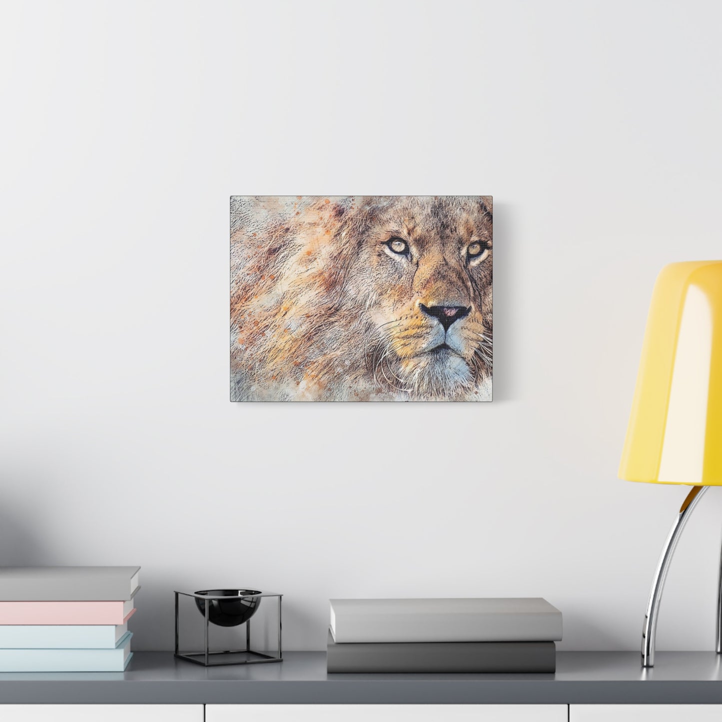 Lion Matte Canvas, Stretched, 1.25"