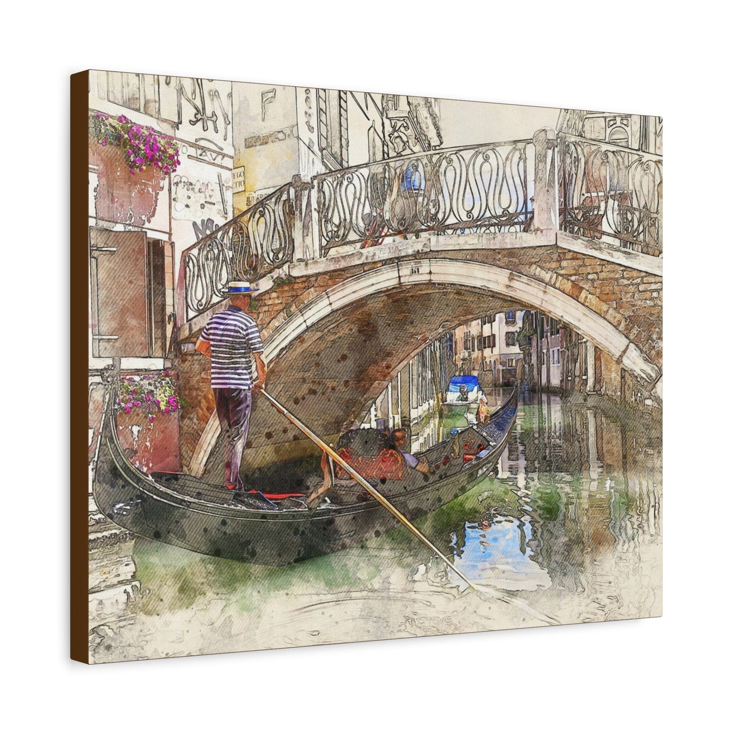 Gondola Matte Canvas, Stretched, 1.25"
