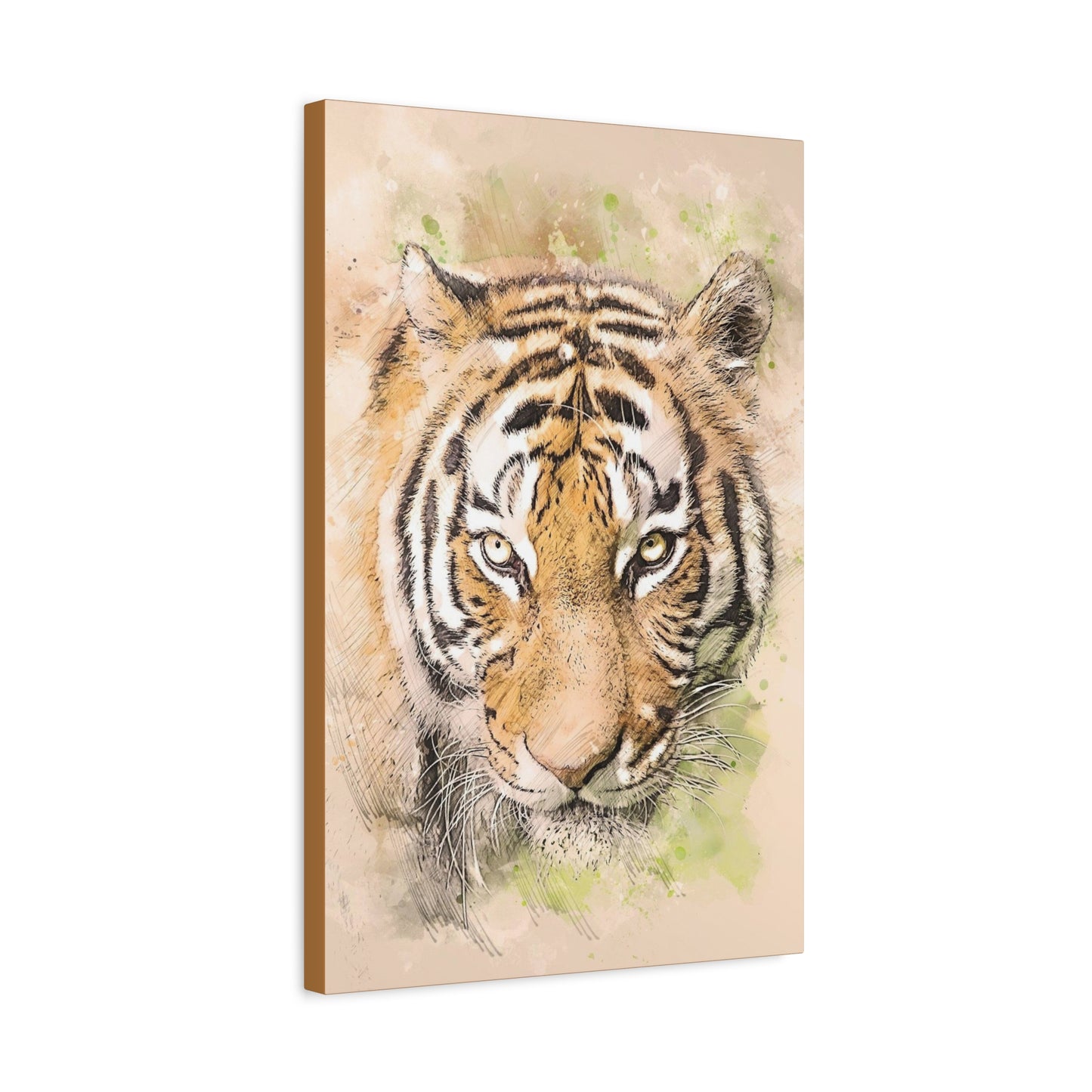 Tiger Matte Canvas, Stretched, 1.25"