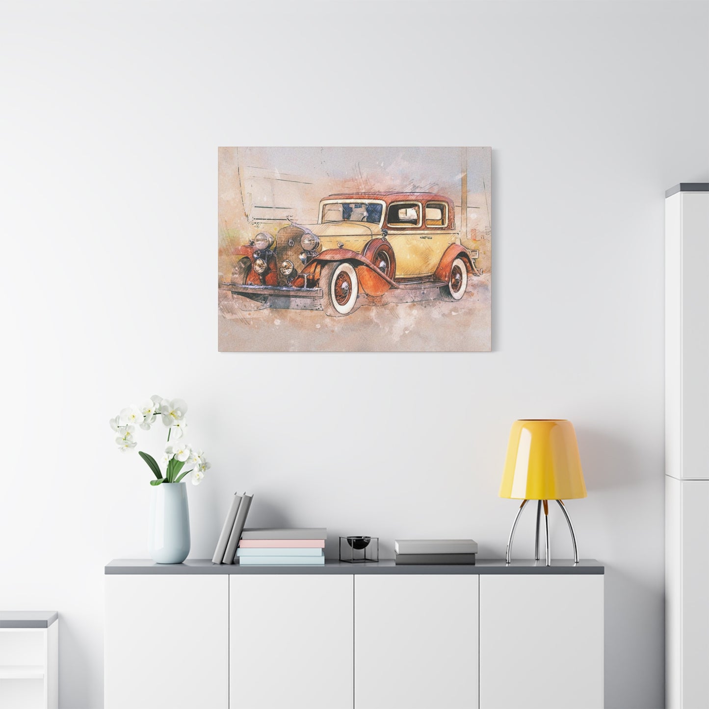 Cadillac Matte Canvas, Stretched, 1.25"