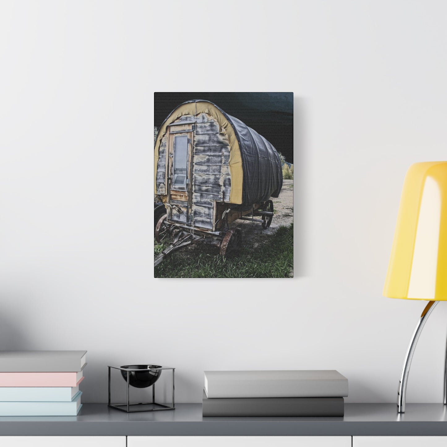 Chuck Wagon Matte Canvas, Stretched, 1.25"