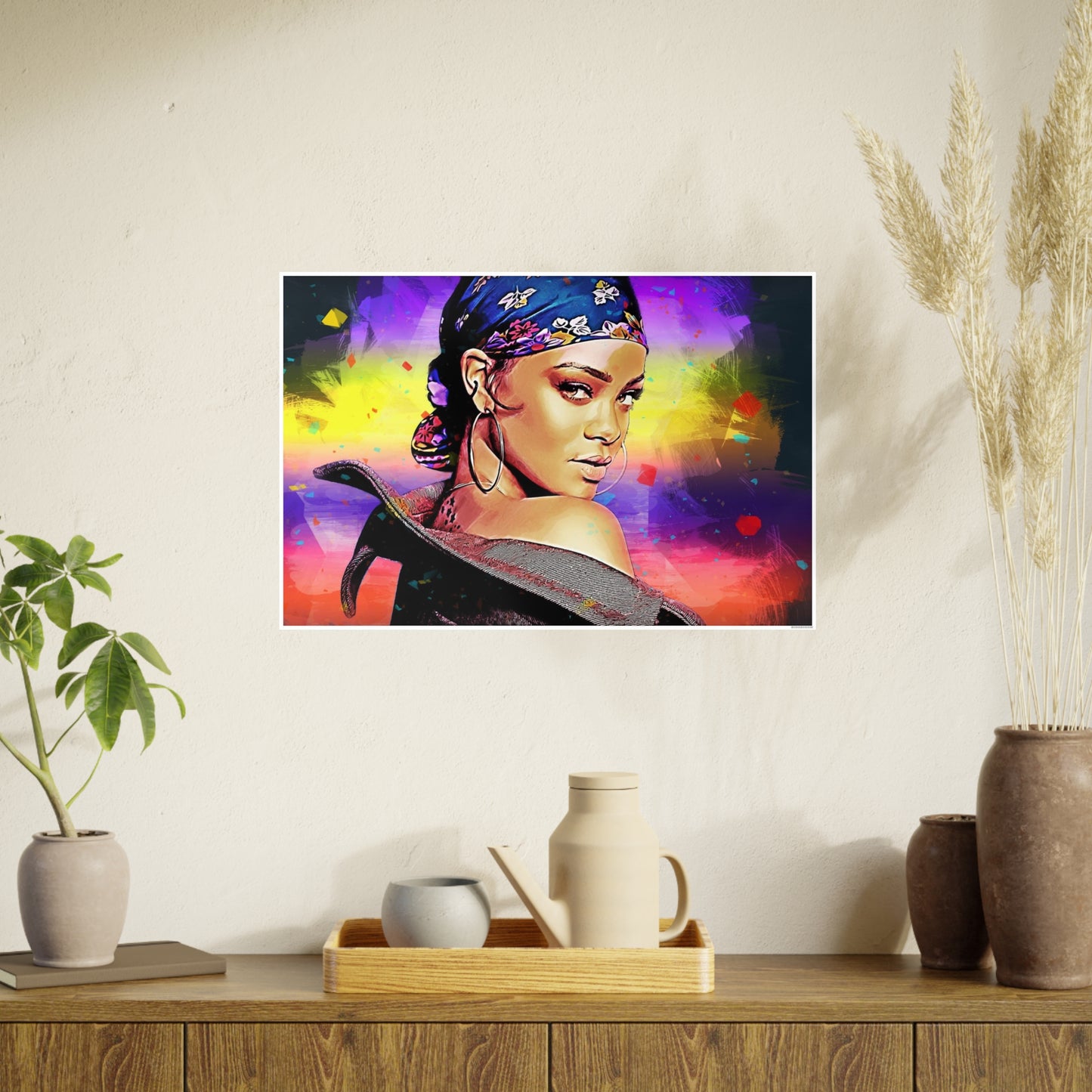 Woman Photo Art Paper Posters