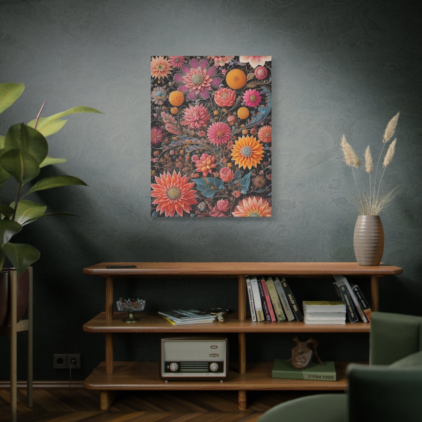 Flowers AI Gen Matte Canvas, Stretched, 1.25"