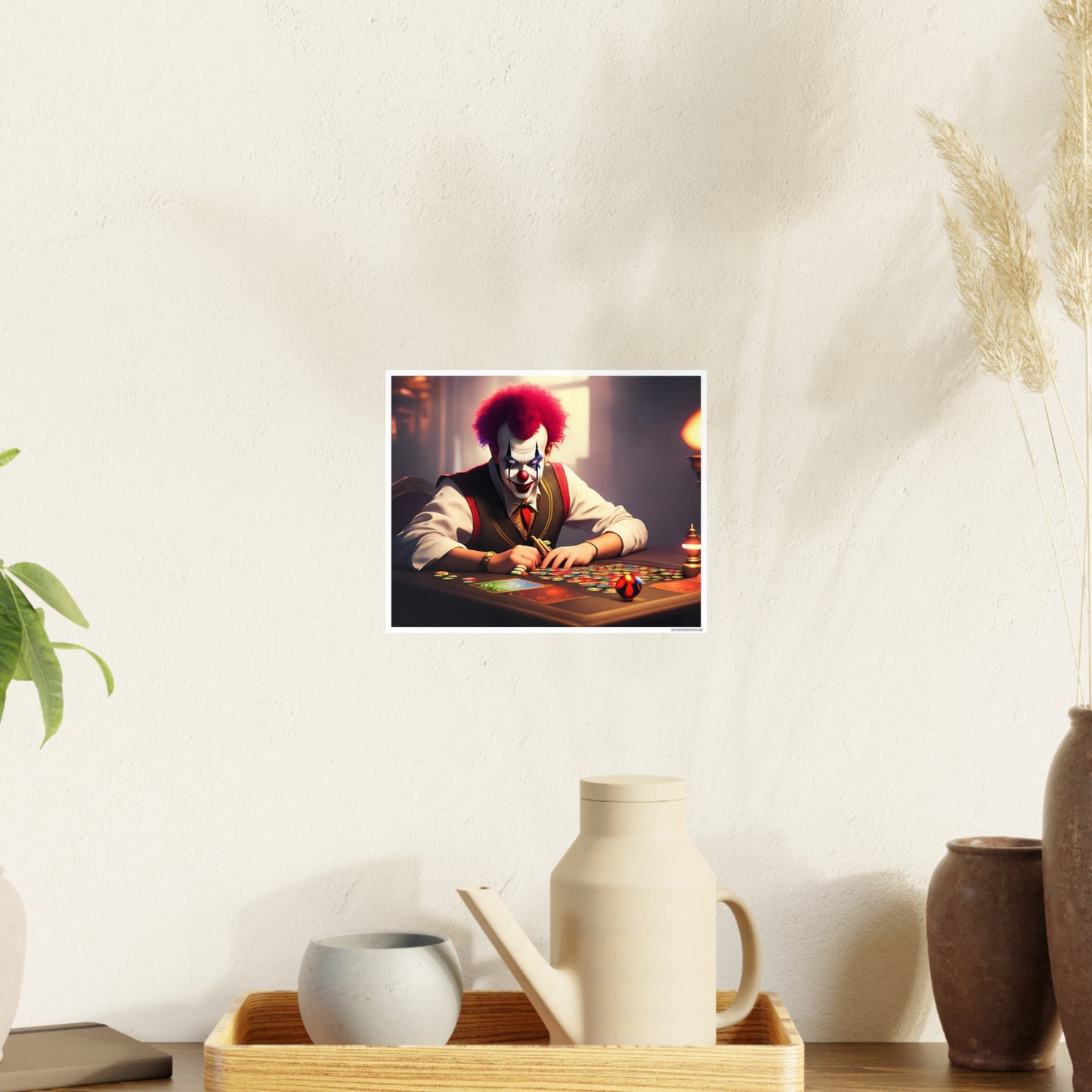 Clown AI Gen Photo Art Paper Posters