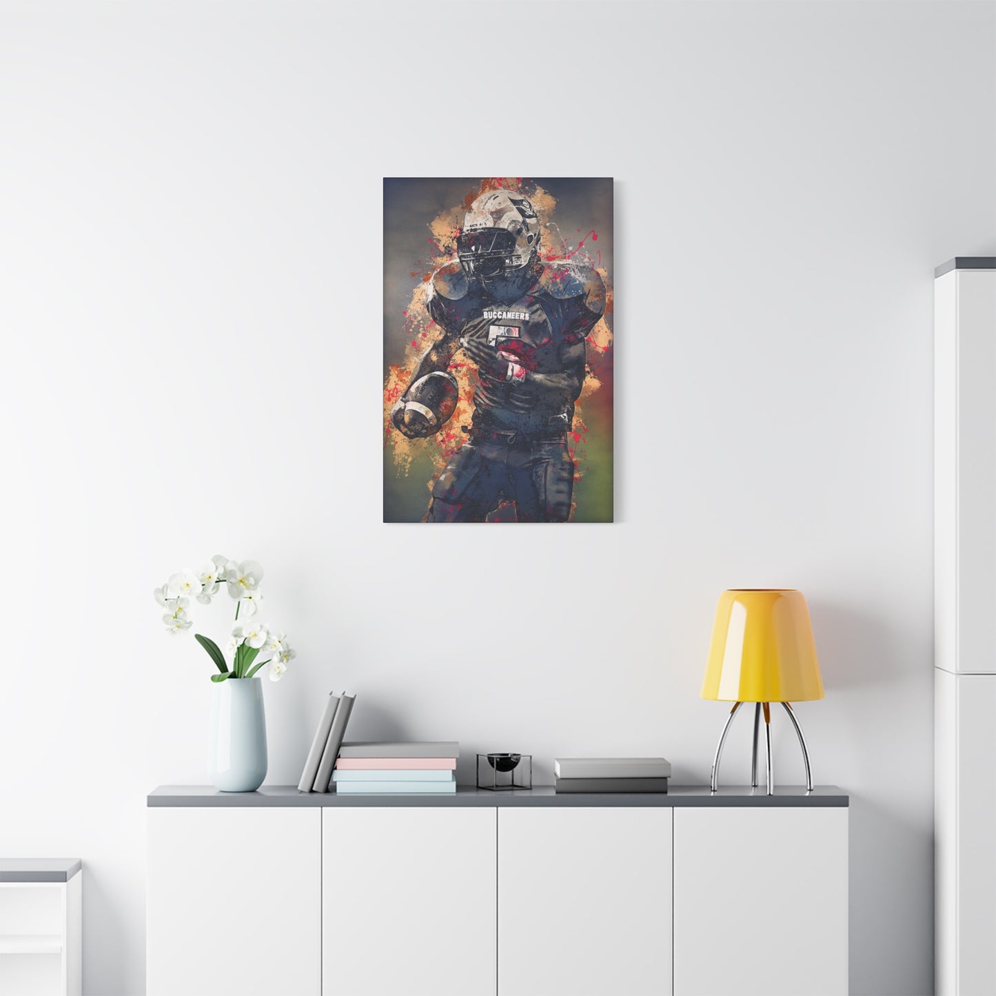 Football Matte Canvas, Stretched, 1.25"