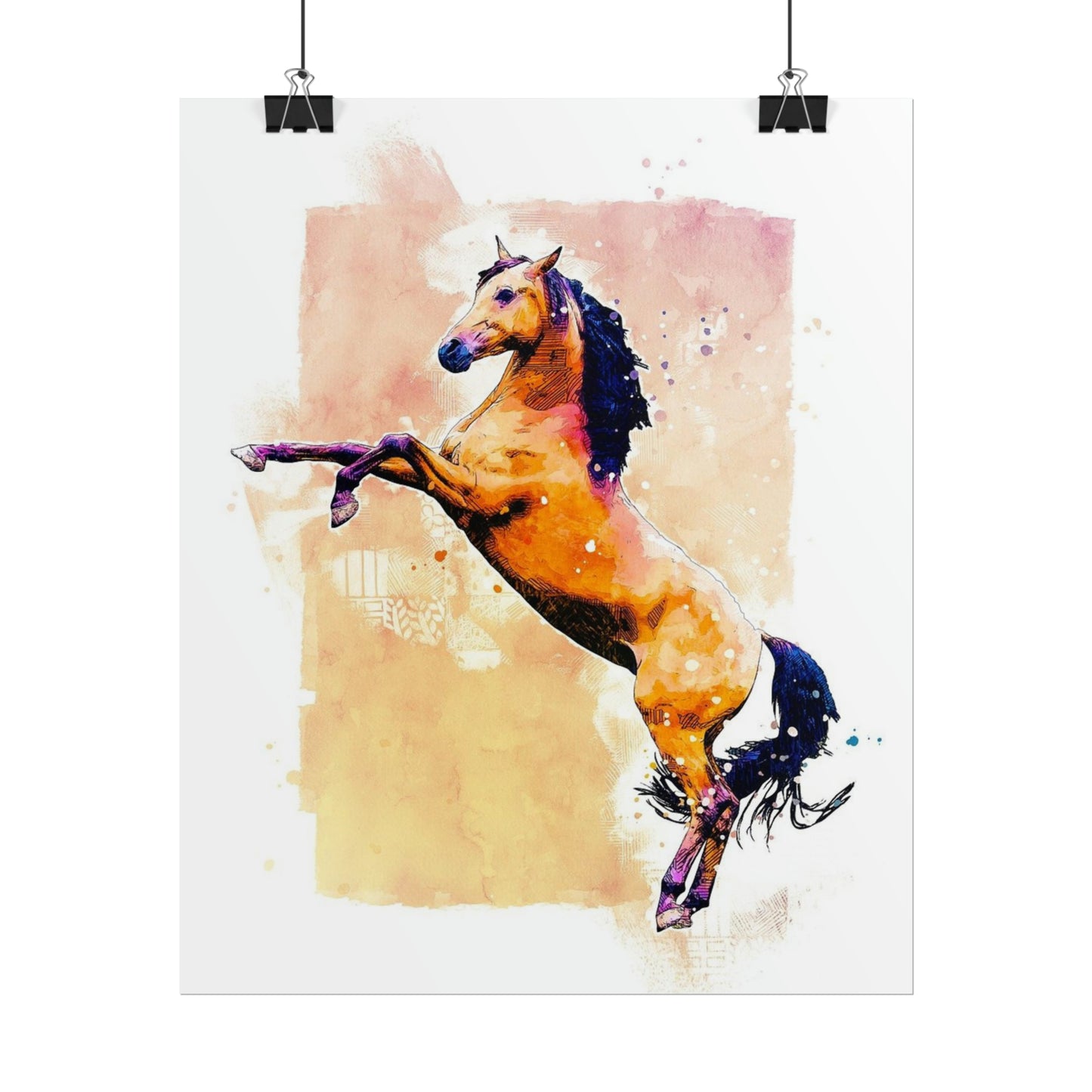 Horse Rolled Posters