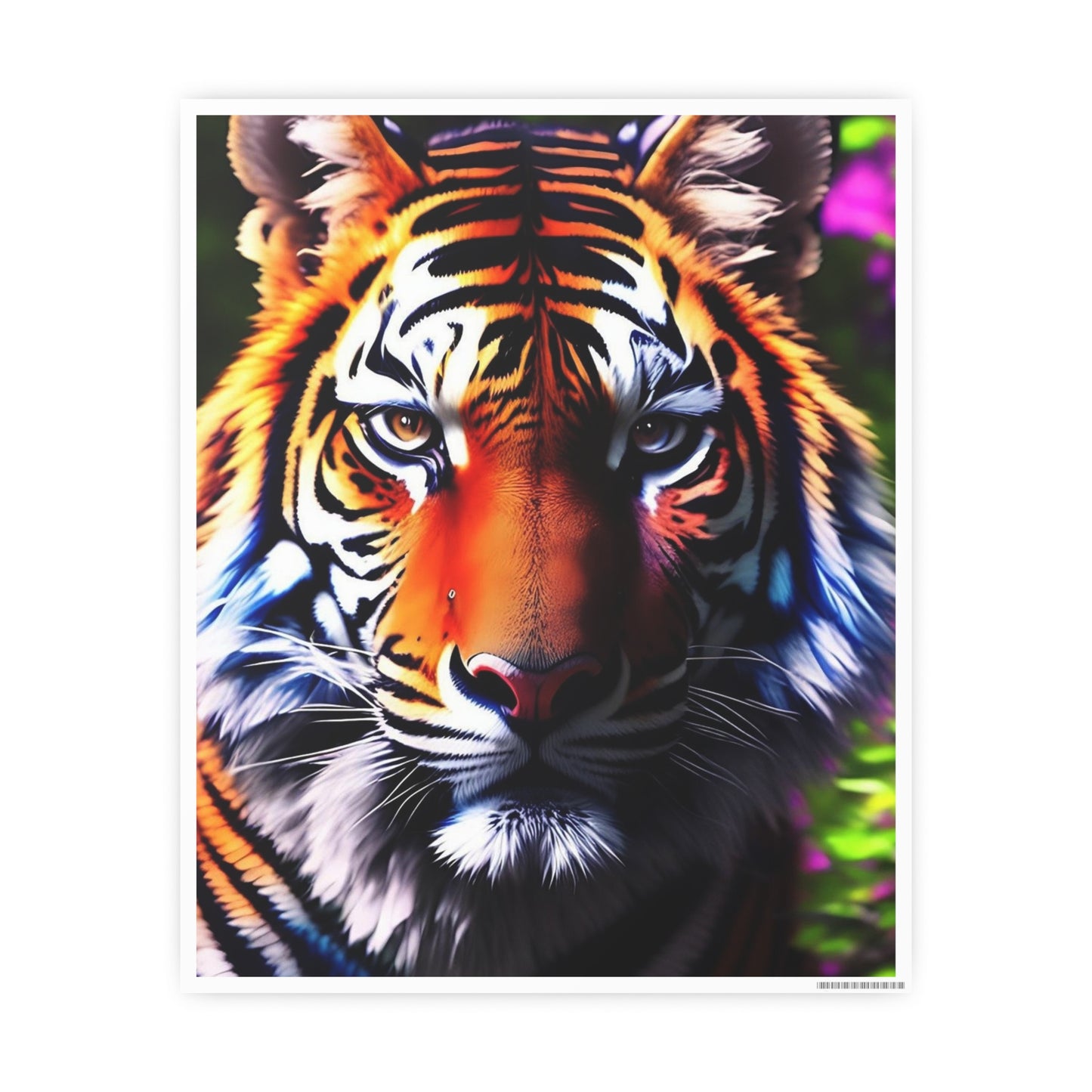 Tiger AI Gen Photo Art Paper Posters