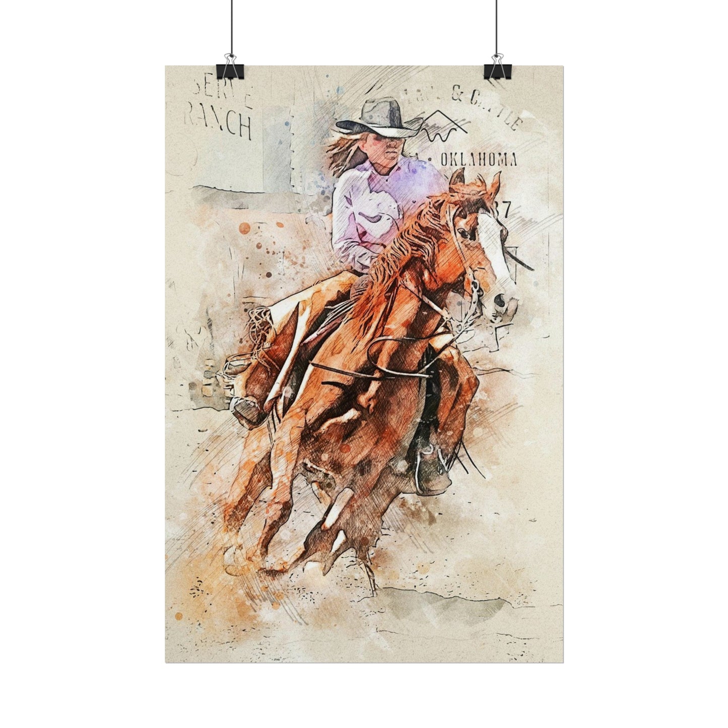 Rodeo Rolled Posters