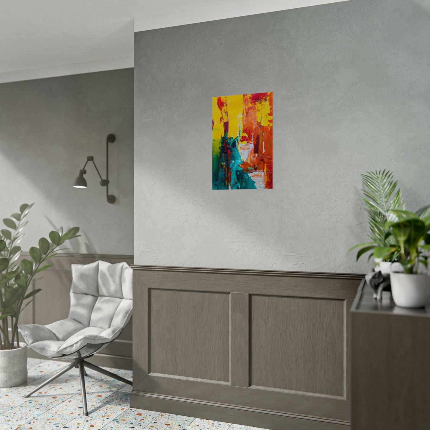 Abstract Rolled Posters