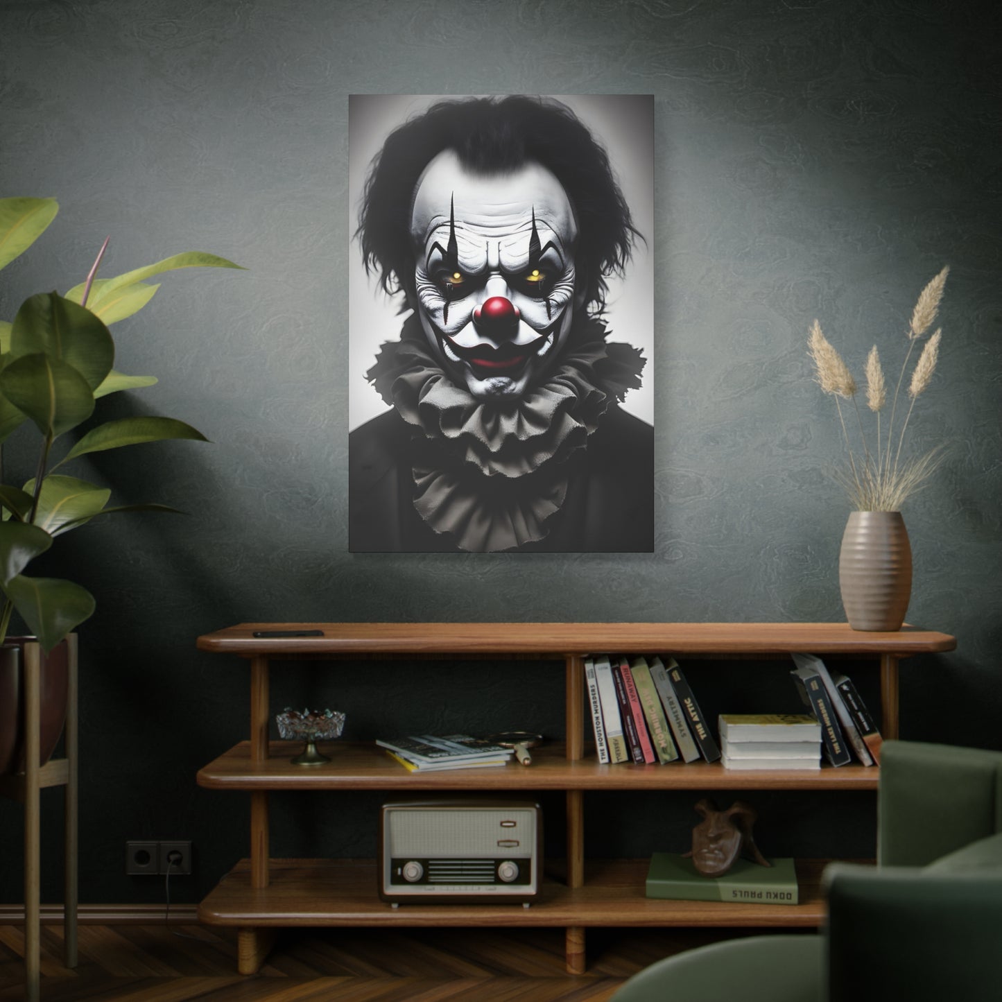 Clown AI Gen Matte Canvas, Stretched, 1.25"