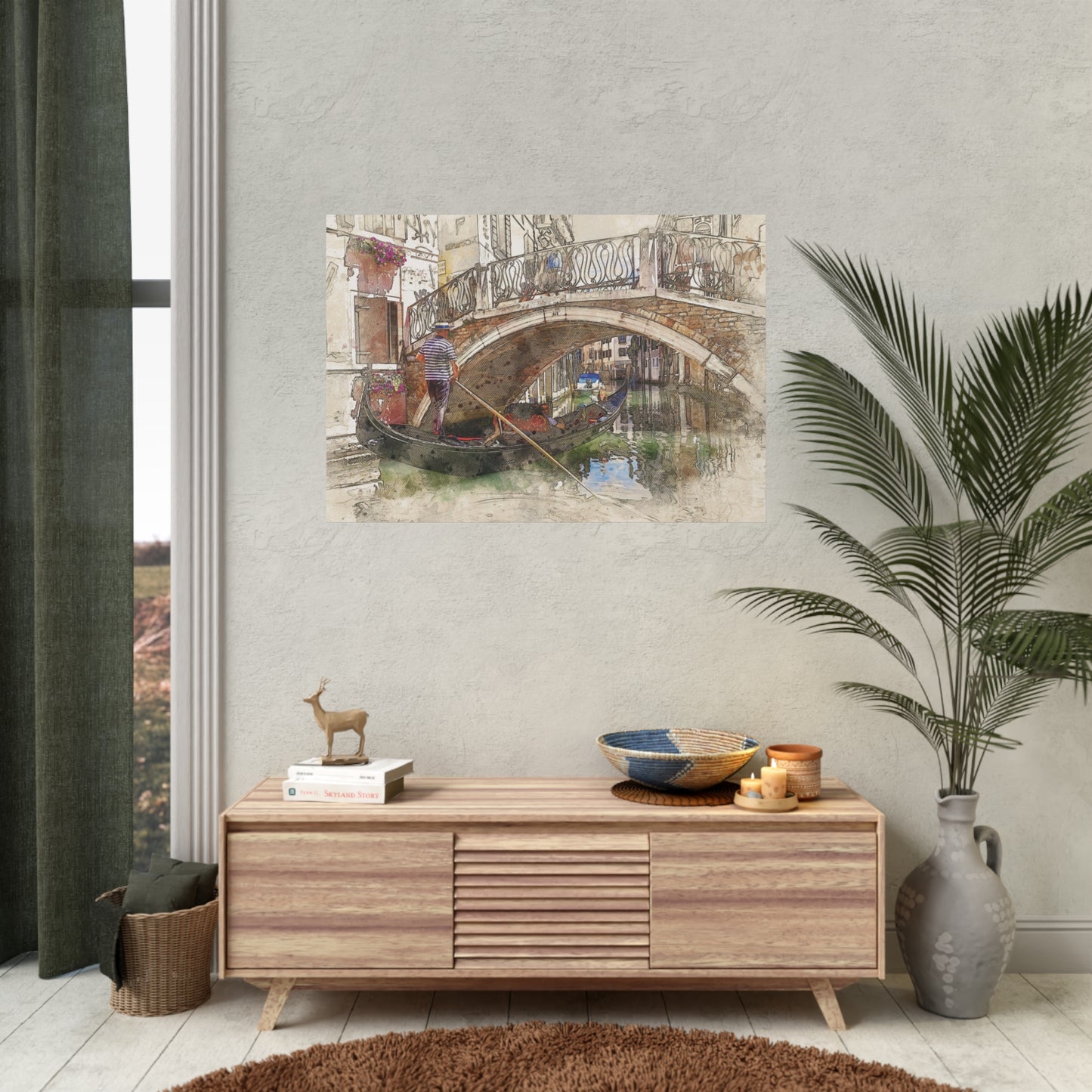 Gondola Rolled Posters