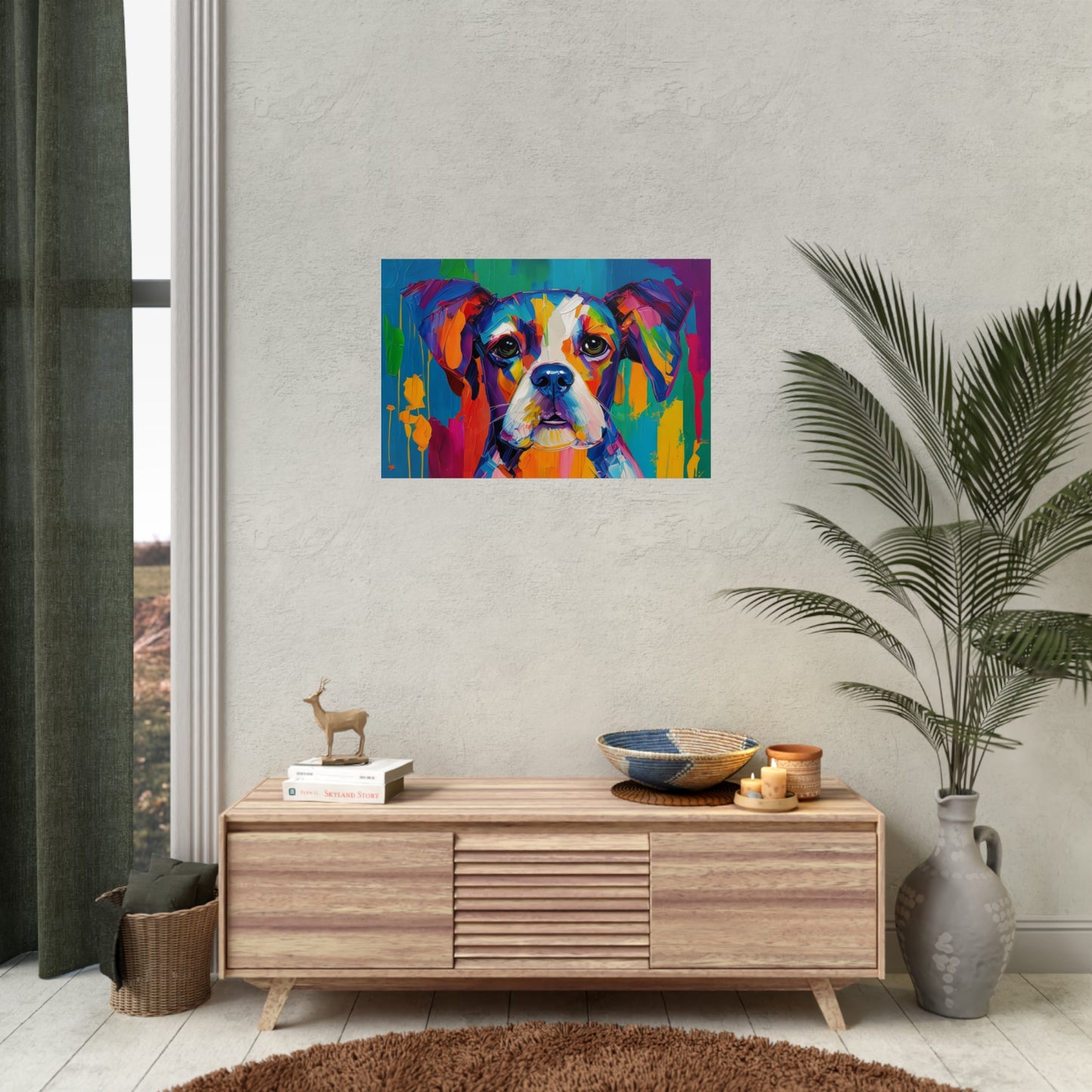 Dog AI Gen Rolled Posters