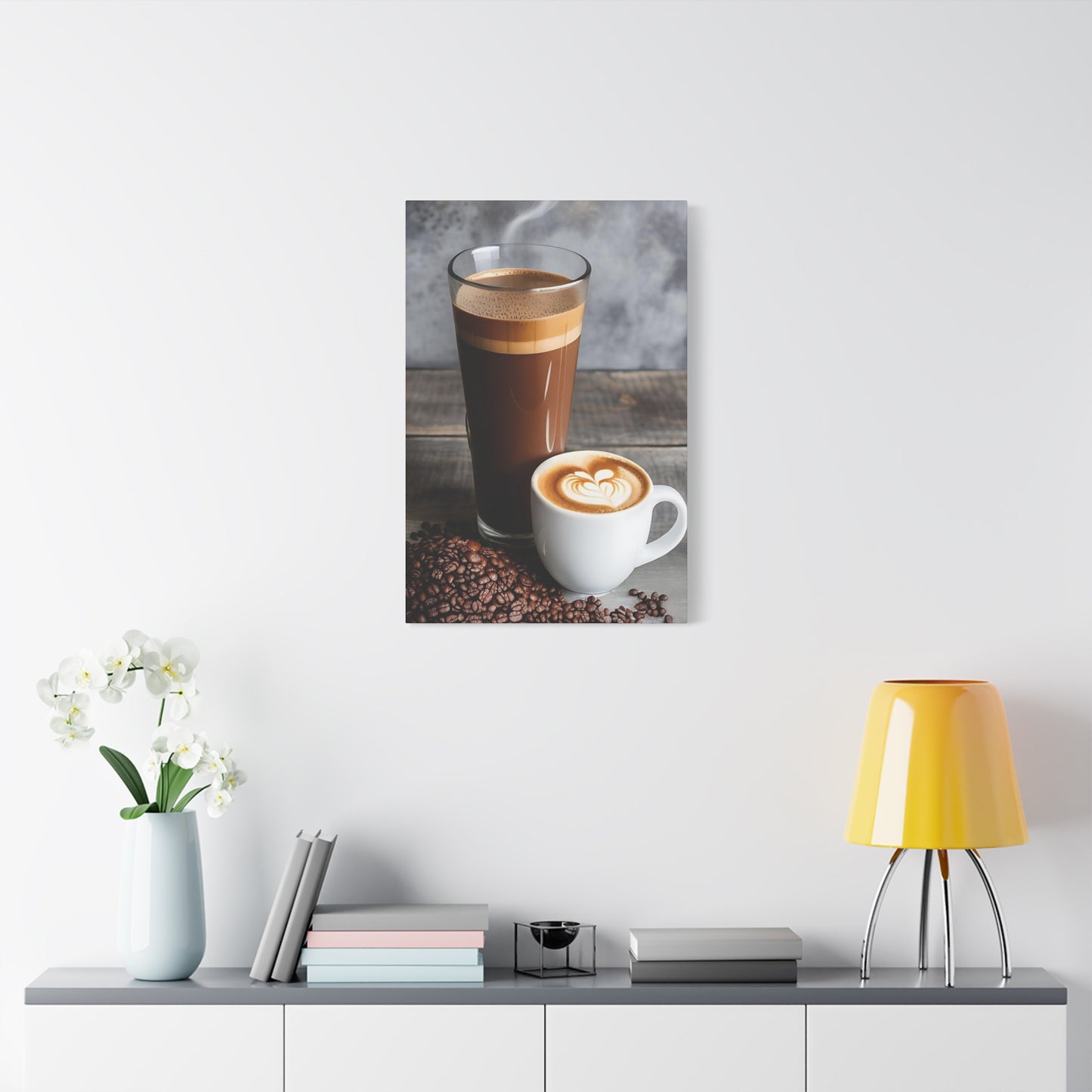 Coffee AI Gen Matte Canvas, Stretched, 1.25"