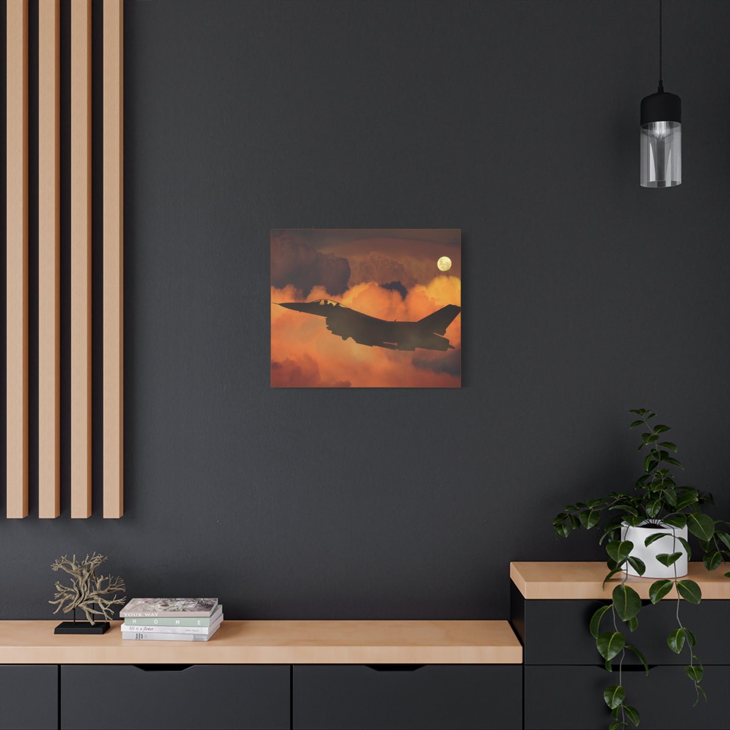 Jet Fighter Matte Canvas, Stretched, 1.25"