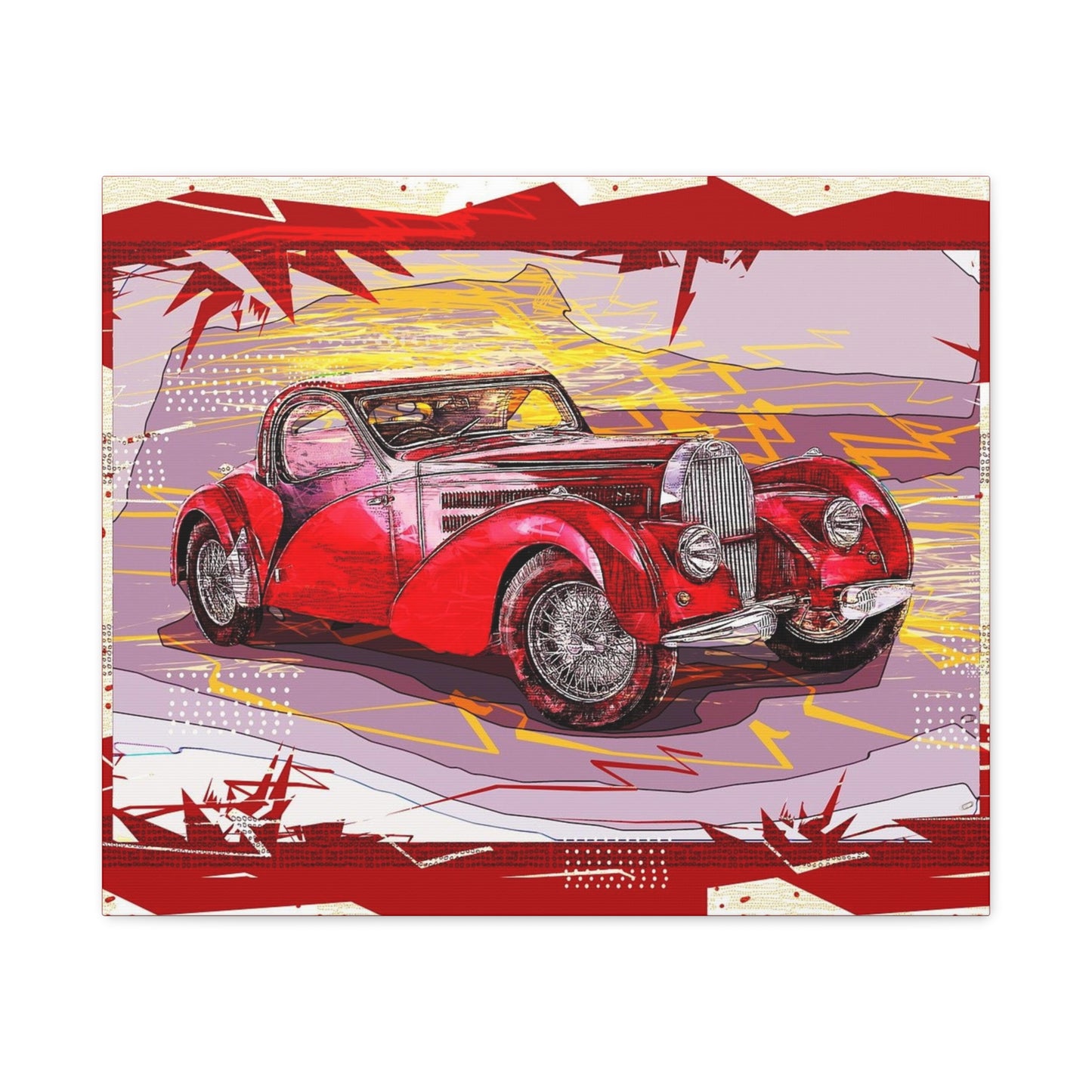 Bugatti Matte Canvas, Stretched, 1.25"