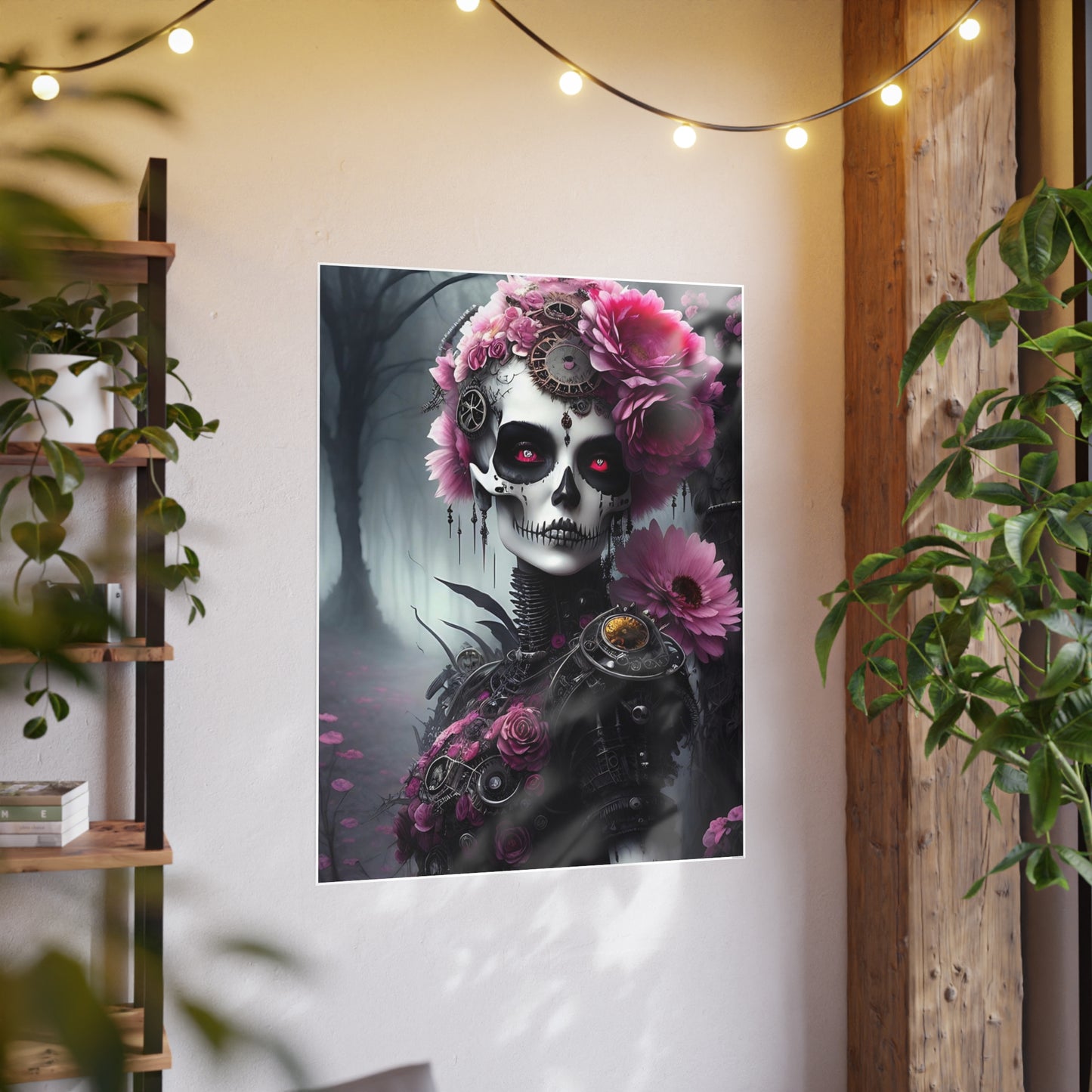 Skull AI Gen Photo Art Paper Posters